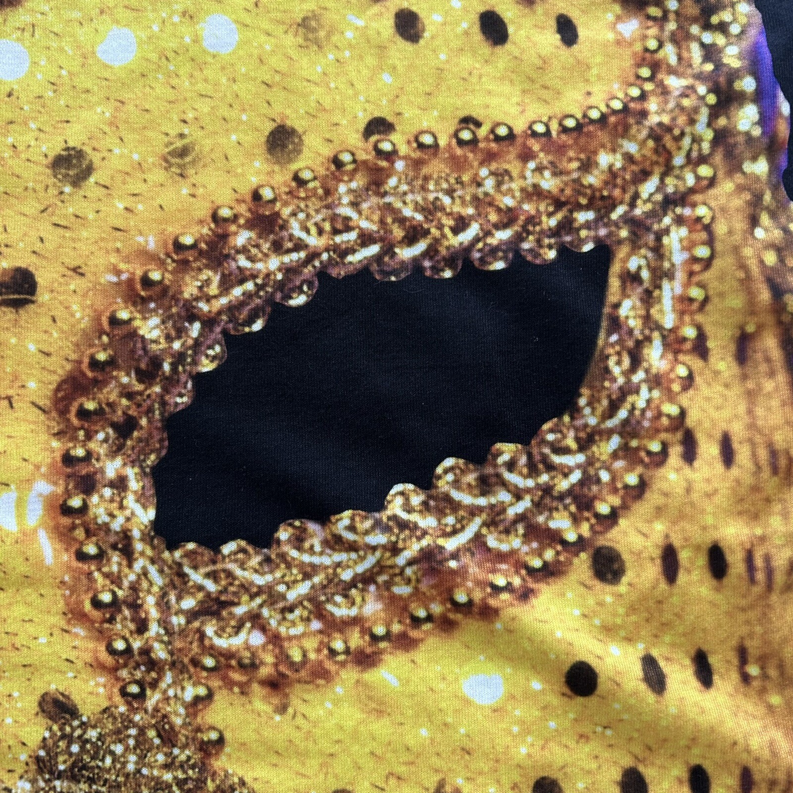 Mardi Gras Mask All Over Womens T Shirt Jerzees Dri-Power Sport 2XL Womans