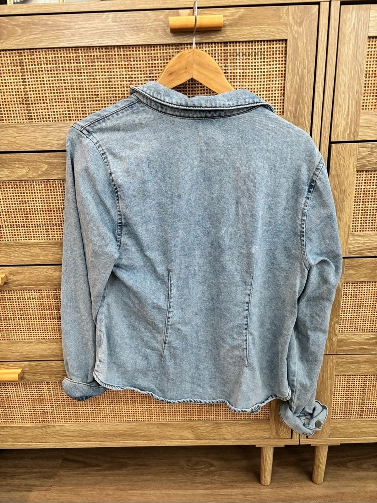 Oat New York Light Blue Denim Shirt Jacket