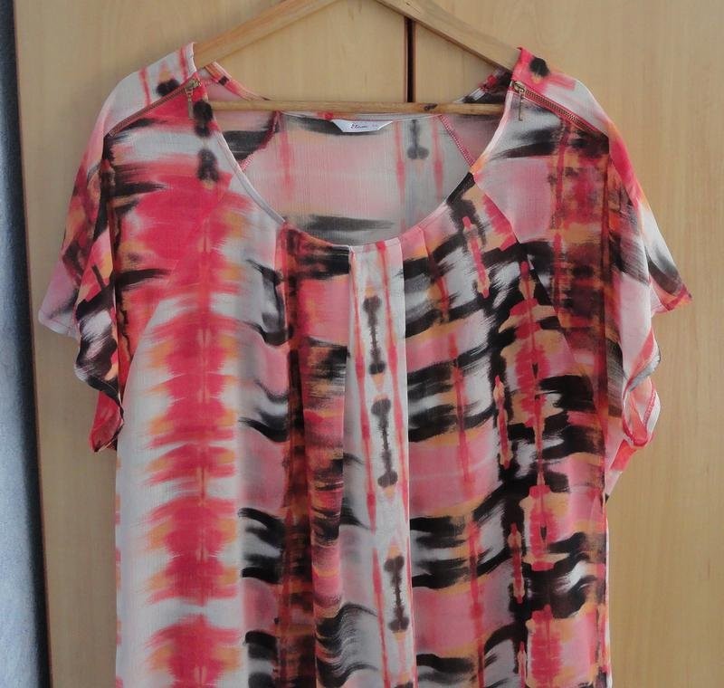 Women Etam shirt multicolor polyester 46/3XL #O3TG