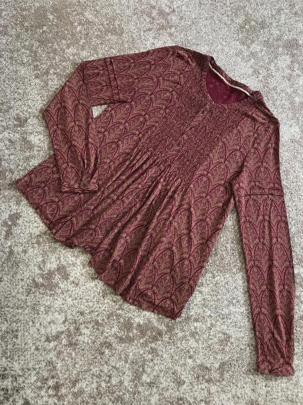 women white stuff shirt burgundy viscose 36