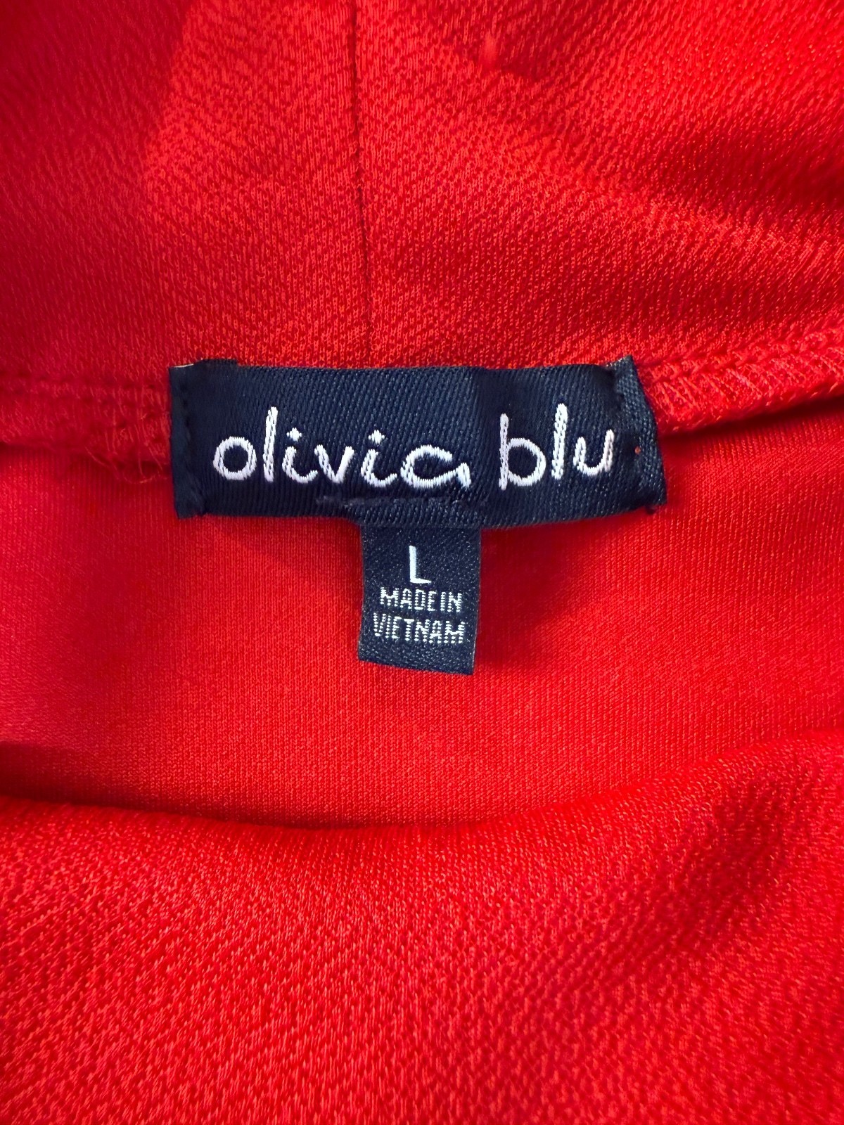 Alfani Red Puff Sleeve Top with Button Detail