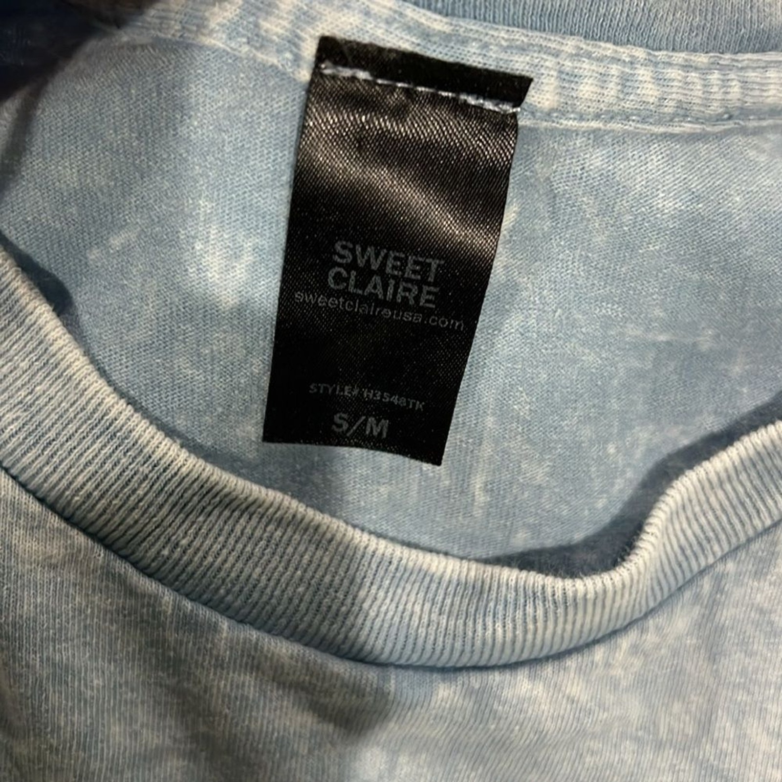 Sweet Claire oversized t-shirt. Size s/m.
