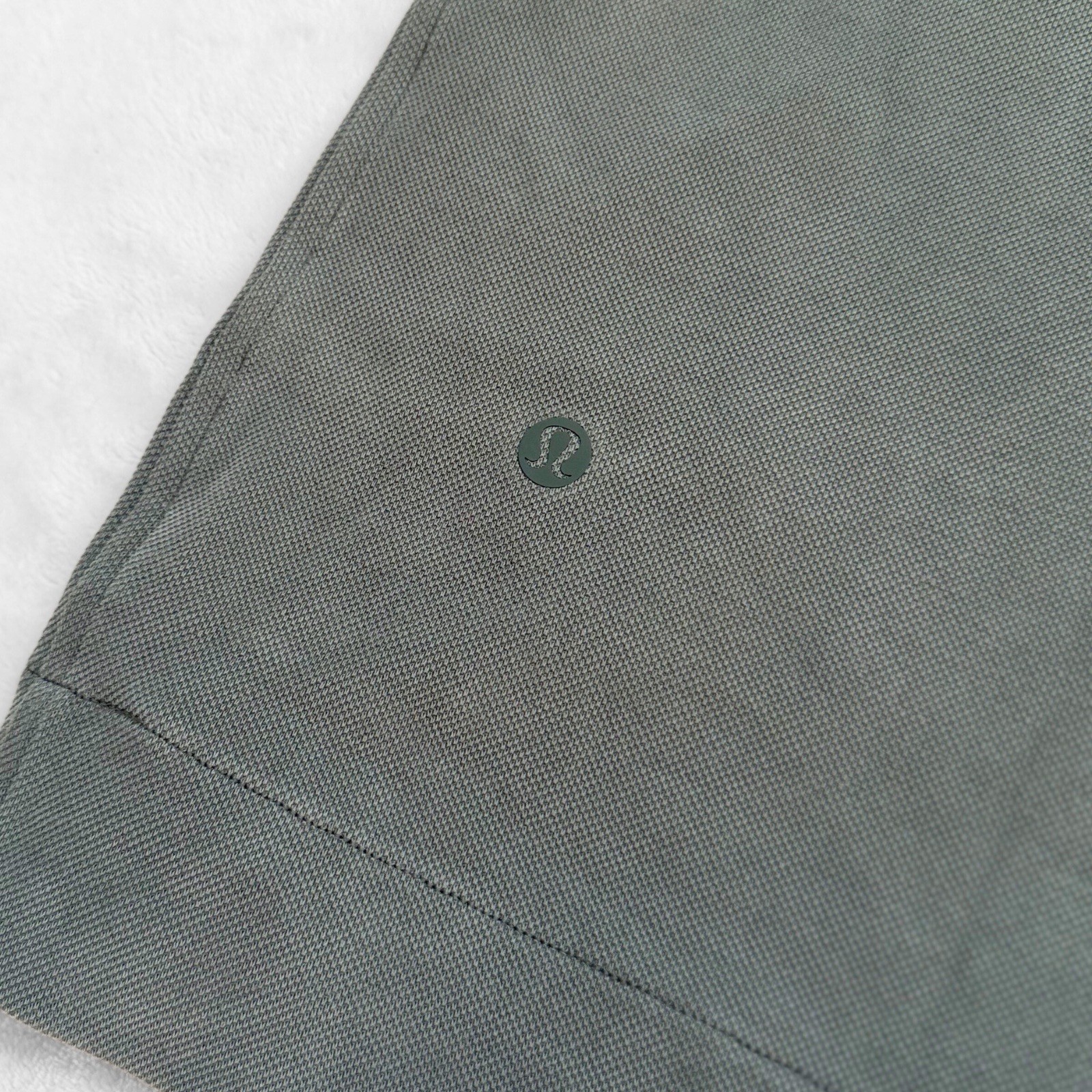NWT Lululemon Softstreme Pique Oversized Polo Long Sleeve Palm Deco Size L