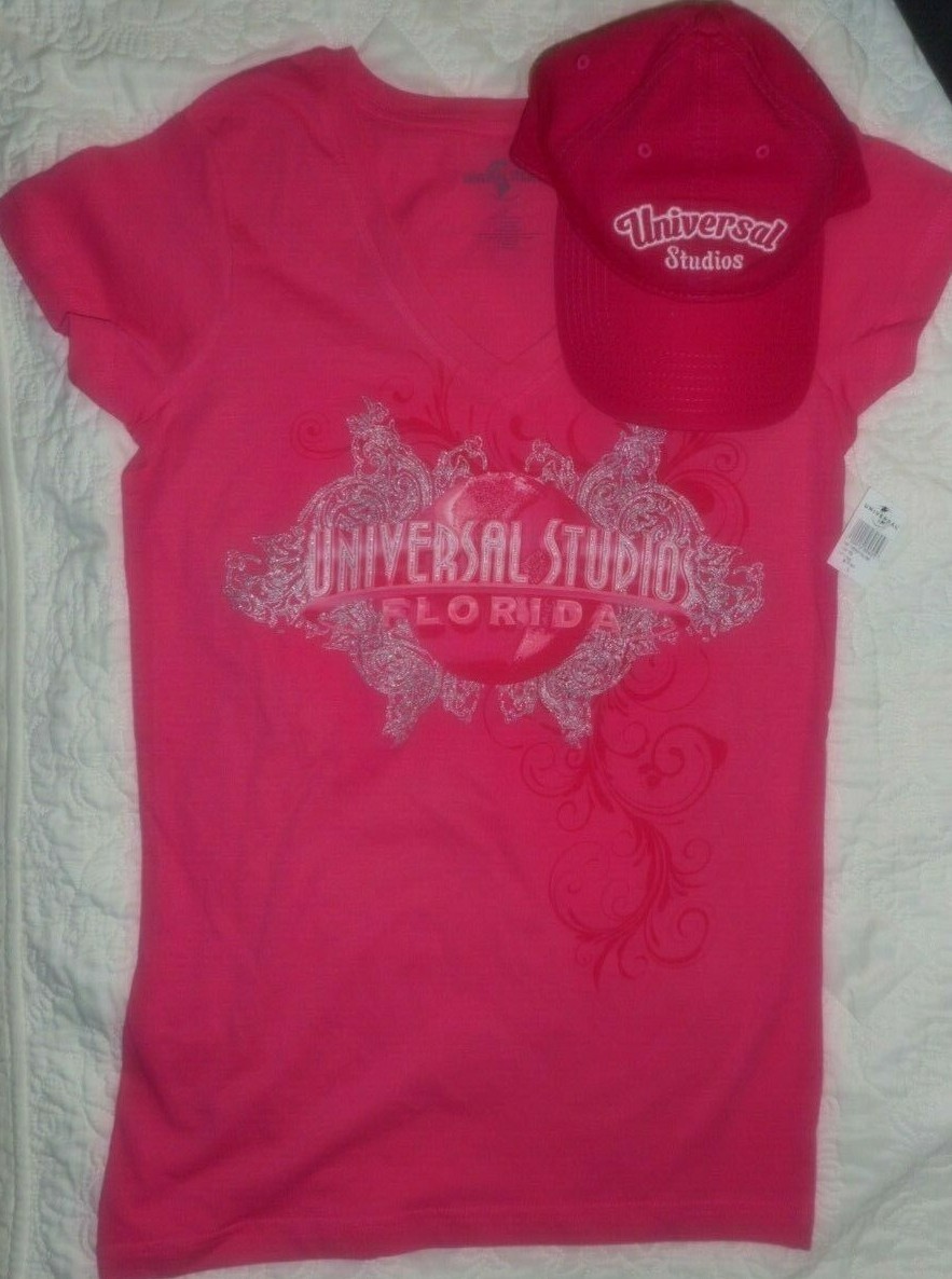NWT Women’s Universal Studios Shirt Large and Hat