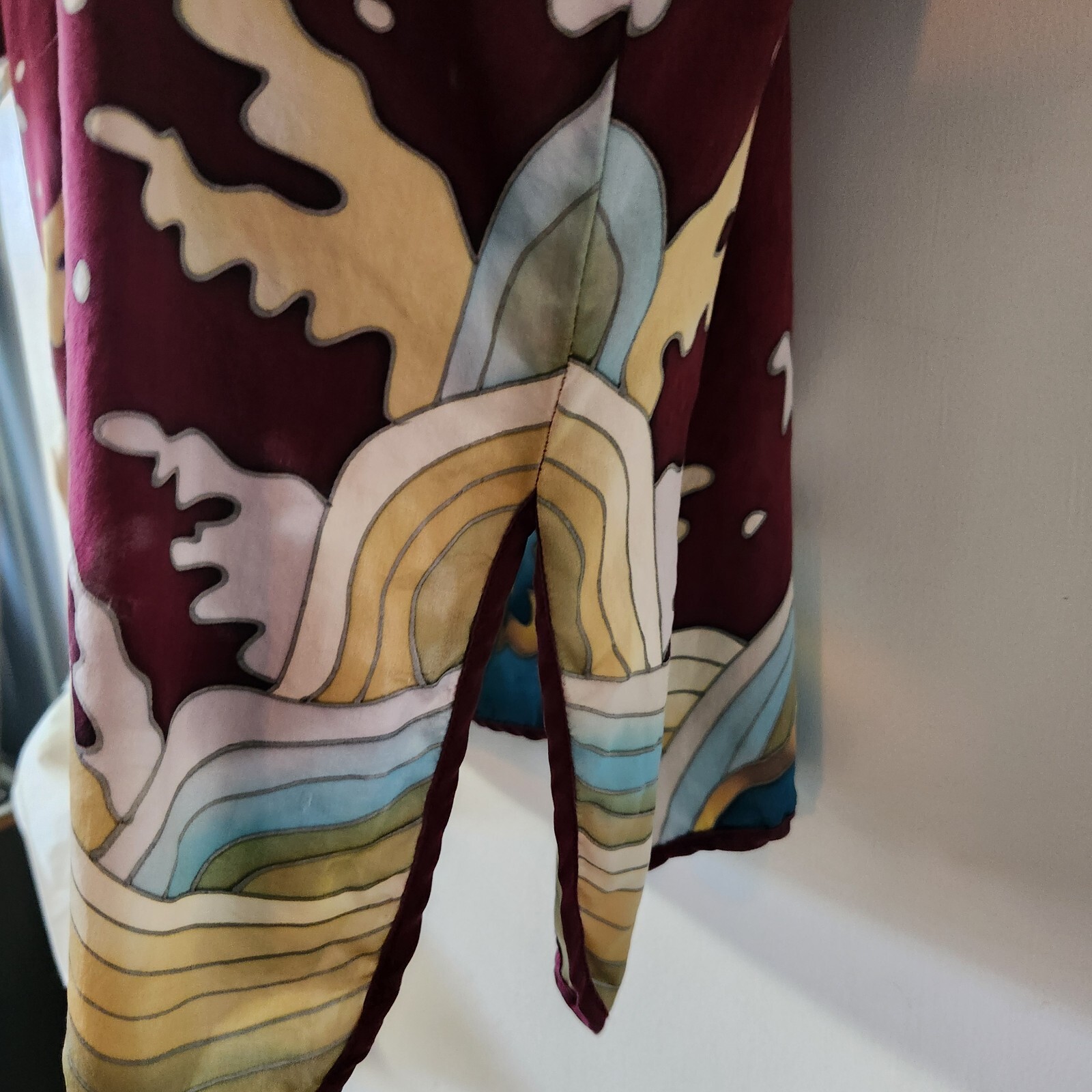 Vintage Yi Jum Silk Dragon Tunic Y2K Top Womens XL Sandwashed Year Of Dragon 🐲