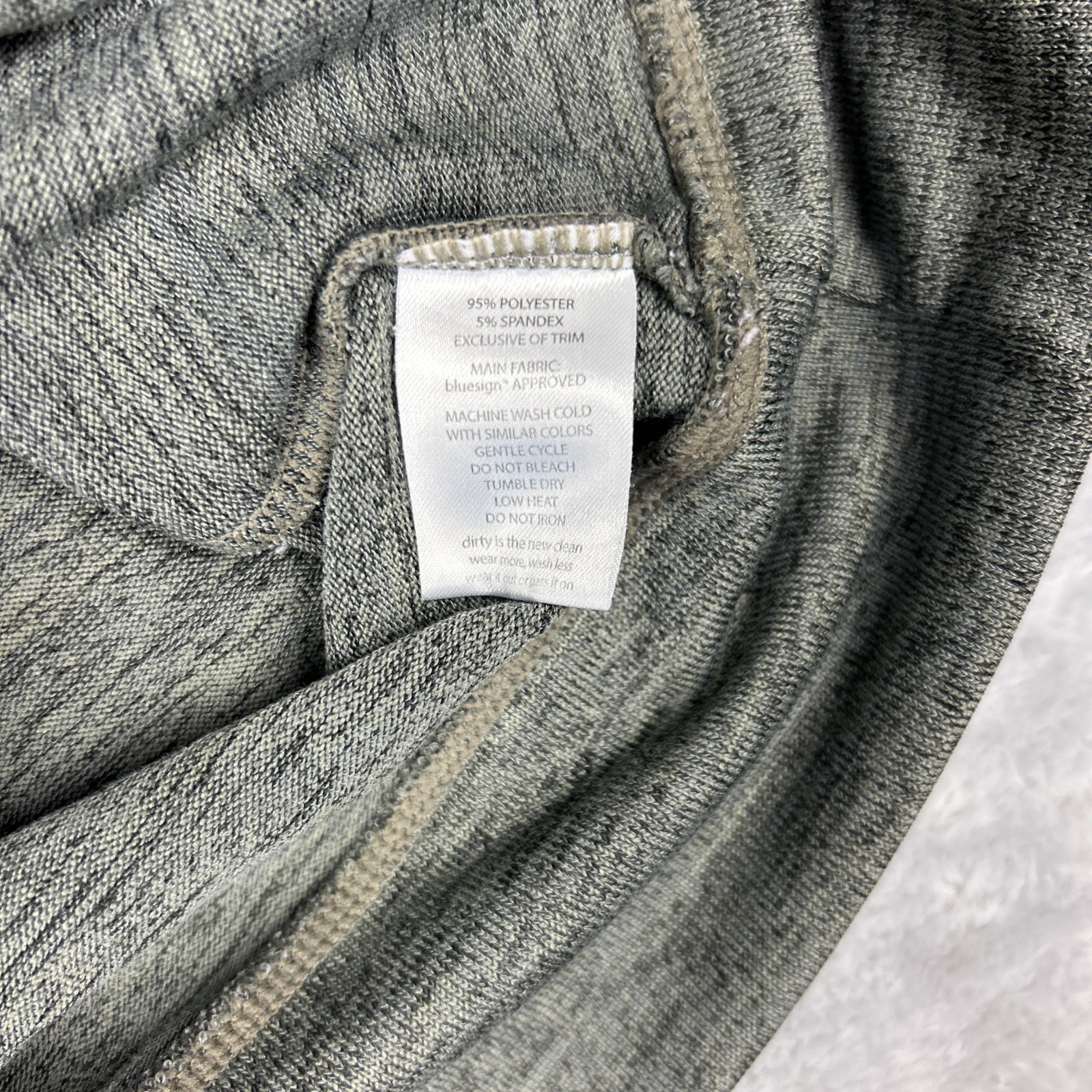 Toad & Co Womens M Intermezzo Green Grey Long Sleeve Tunic Shirt