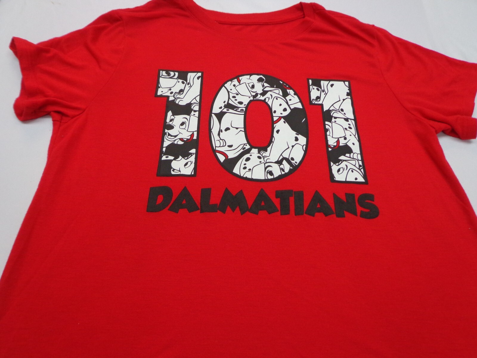 Disney 101 Dalmatians Short Sleeve T-shirt Juniors Woman’s Size 2XL (19) FLAW