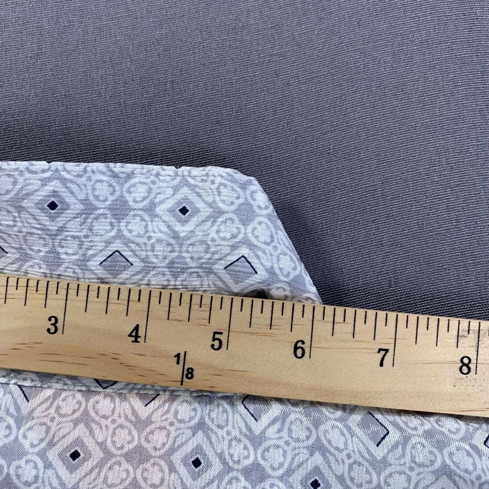 Vintage Pendleton Shirt Womens Large Gray Blue Geometric Print Button Front 90s