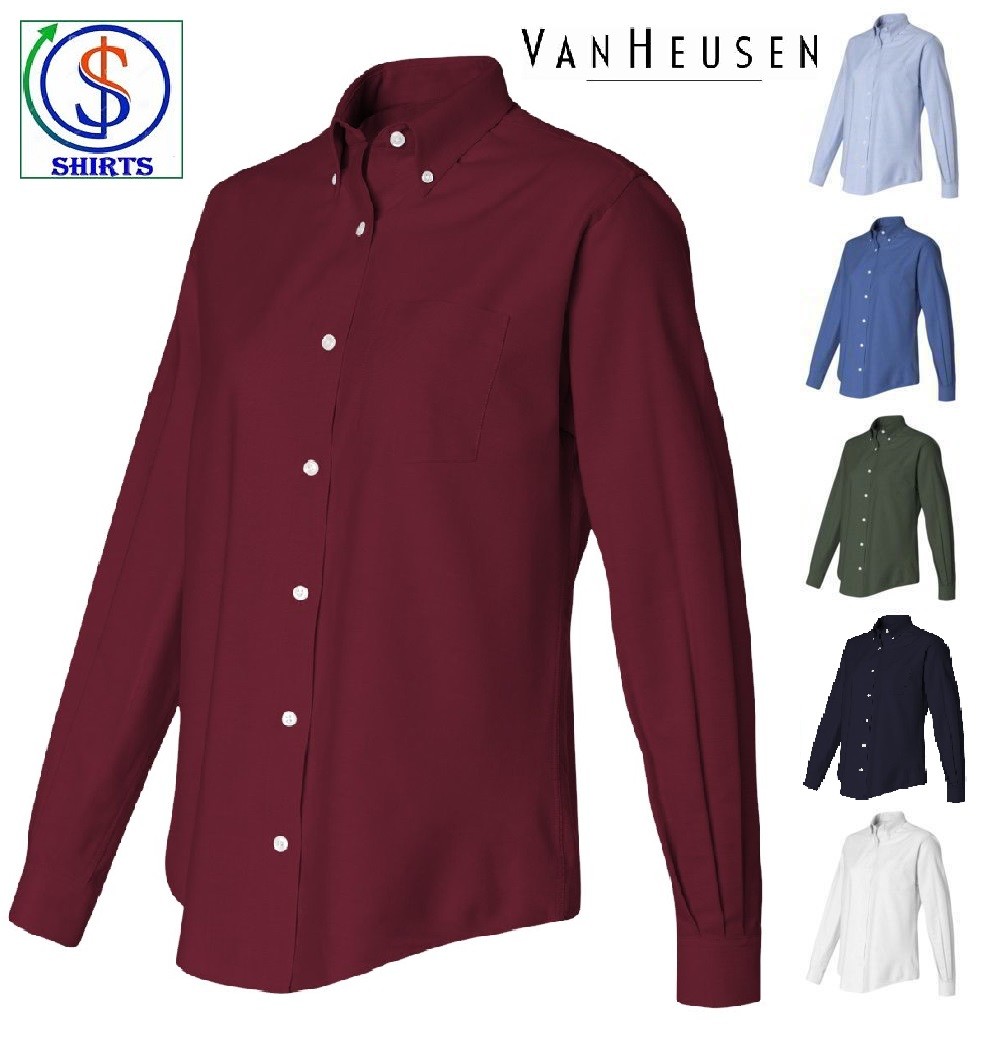 Van Heusen Women’s Oxford Shirt 13V0002 59800 Ladies’ S M L XL 2XL 3XL on SALE!