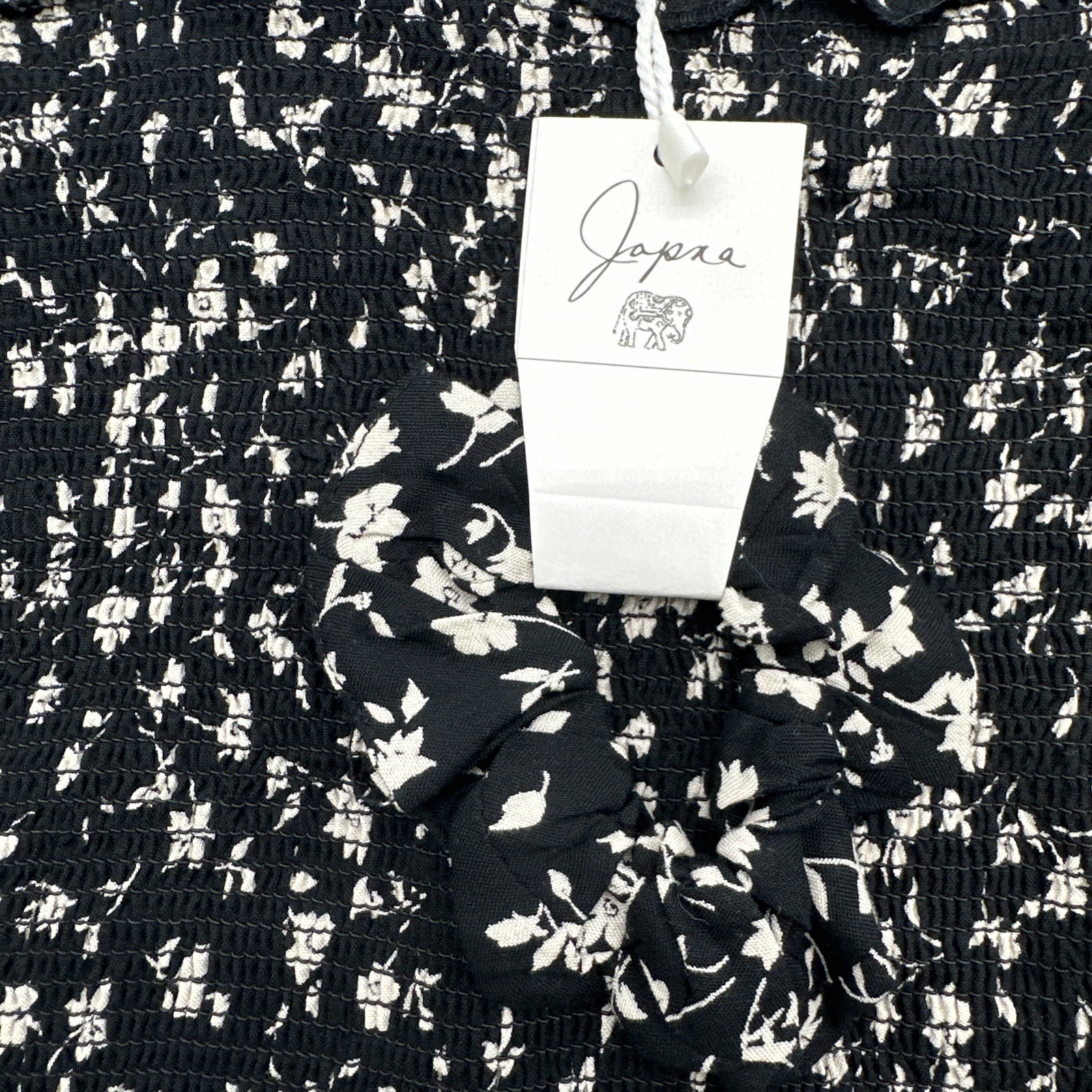Japna Top Women S Black Floral 2 Pcs Set NWT .#36763