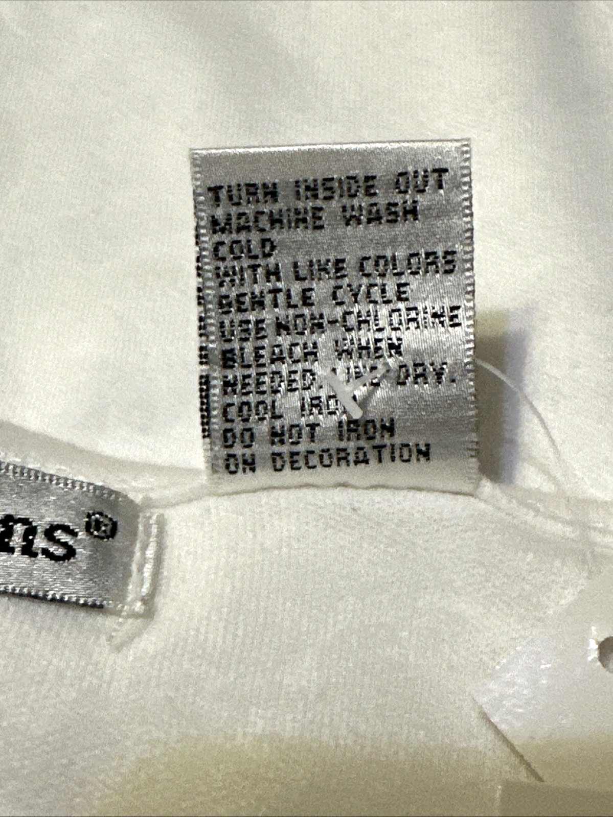 Bonnie Evans Womens White Flip Flop Embroidered T-Shirt Tee Top Size XL New