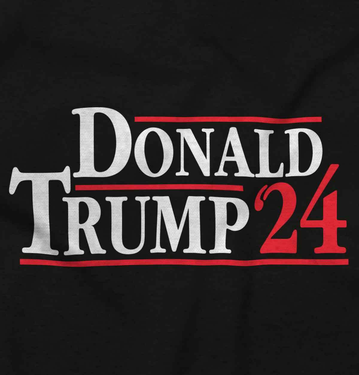 Donald Trump US Presidential Election 2024 Womens or Mens Crewneck T Shirt Tee