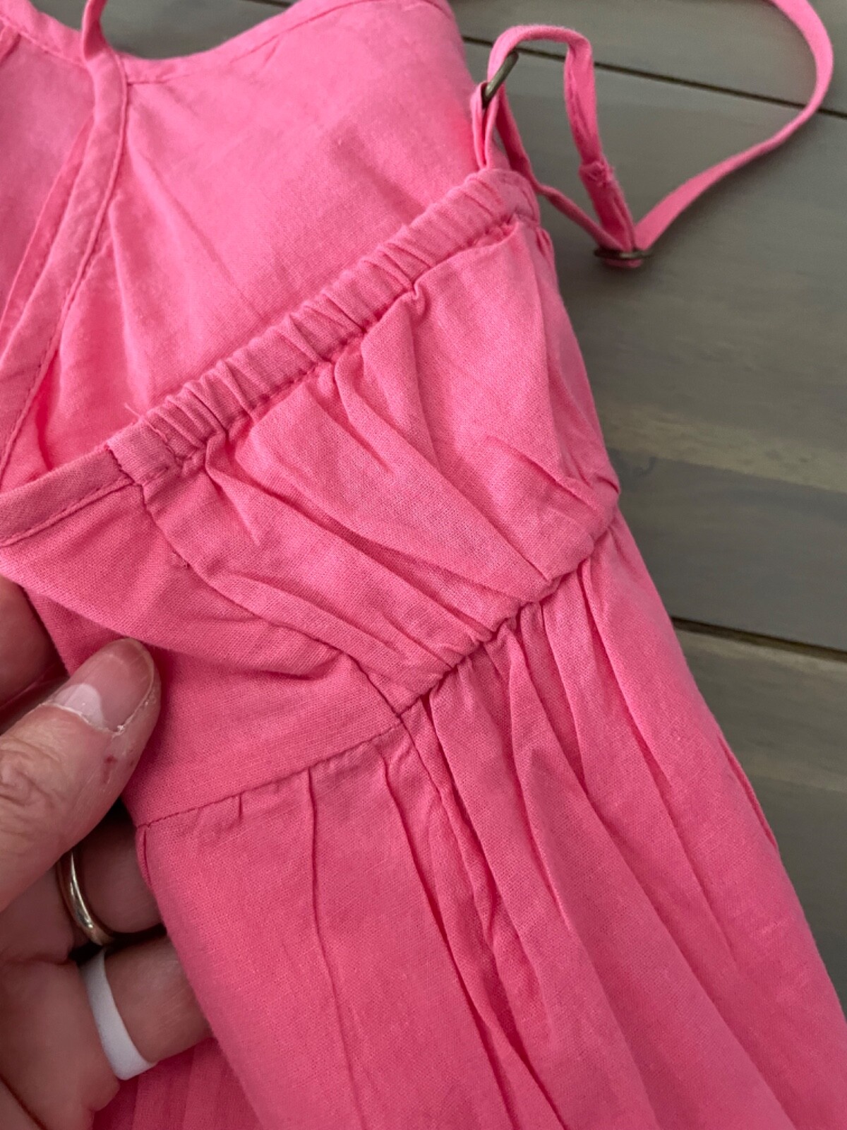 Billabong Women’s Sz M Top Camisole Pink Melon Adjustable Straps Elastic Back