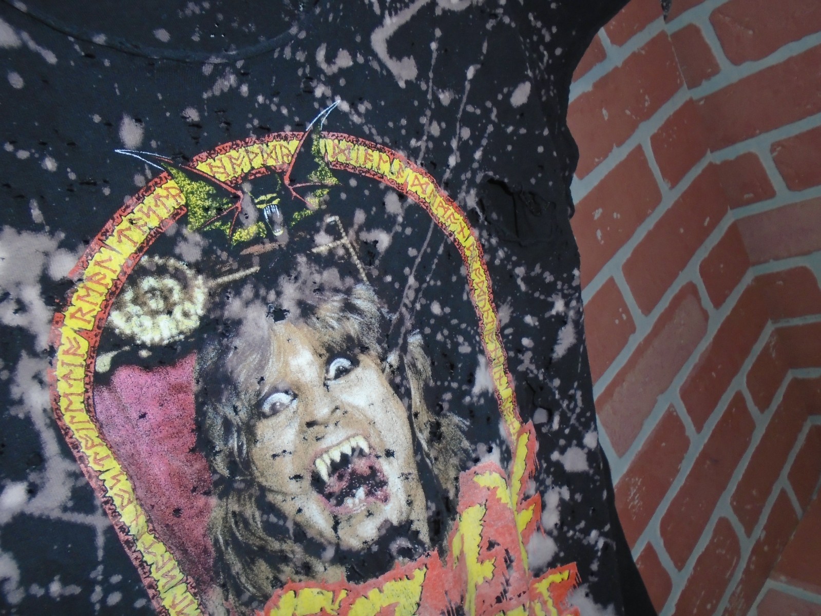 OZZY OSBOURNE WOMANS CUT STYLE TSHIRT-SEE PICTURES FIRST