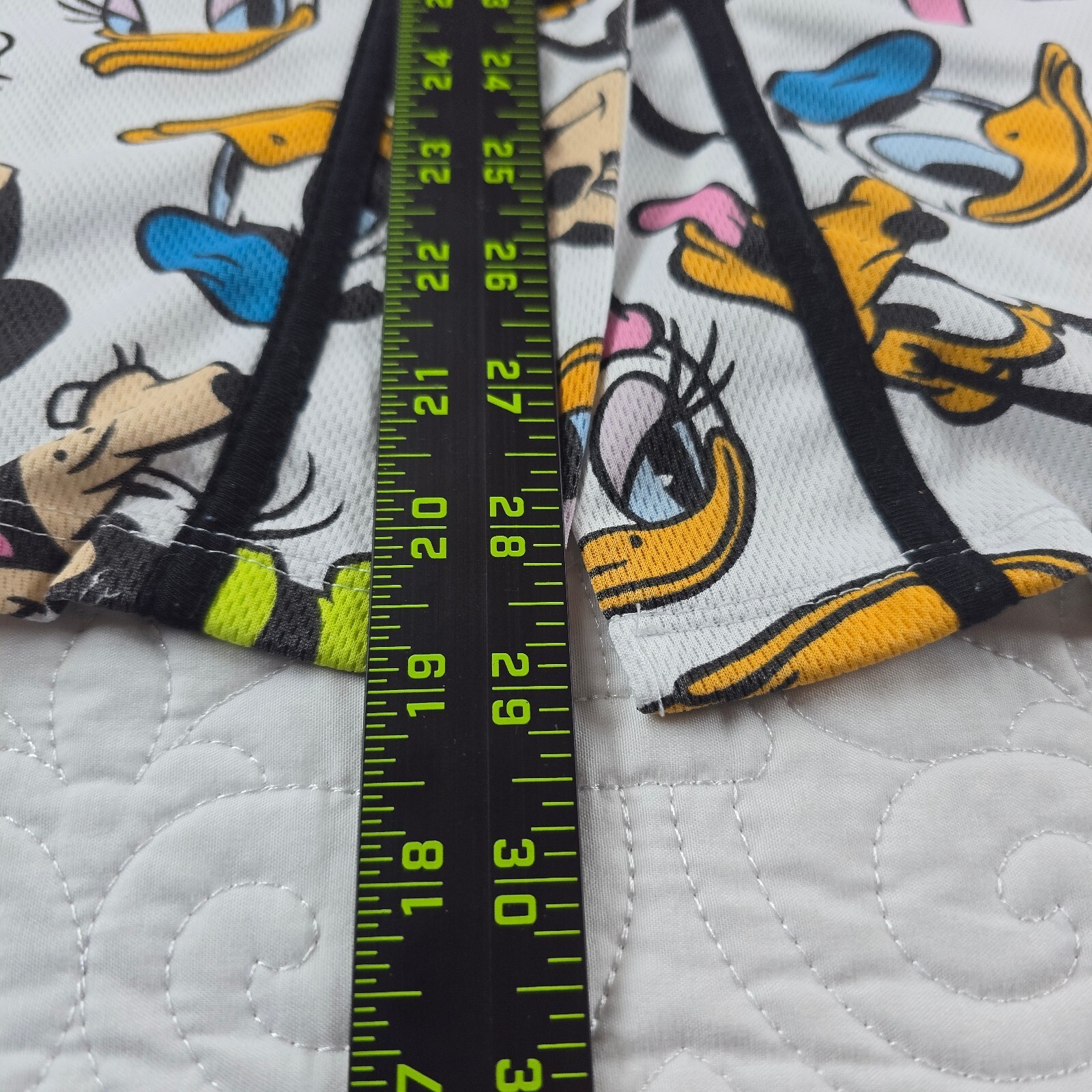 Disney Mickey & Friends Baseball Jersey Button Front Size M