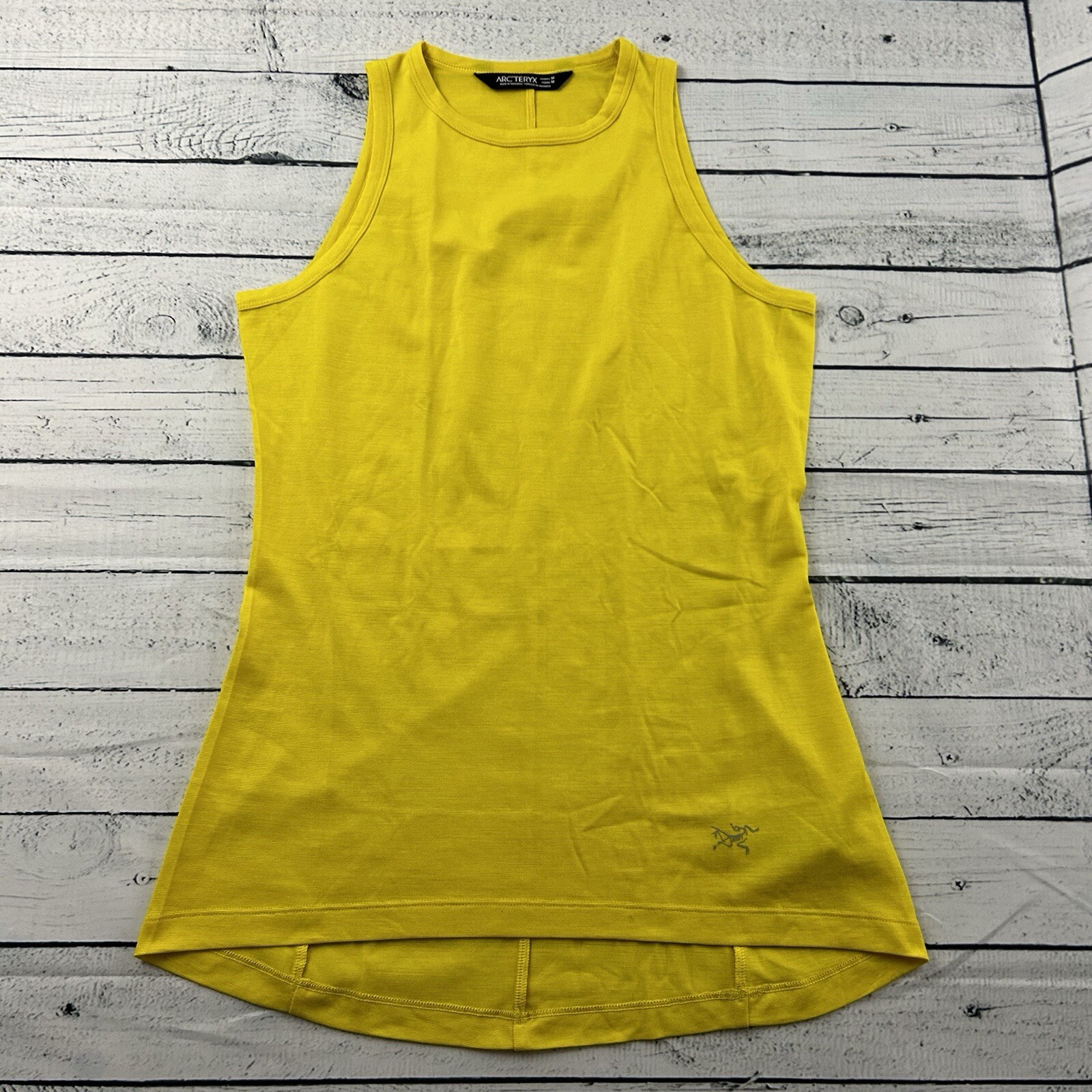 NEW Arc’Teryx Wool Blend Sleeveless Tank Top Women’s Medium Yellow