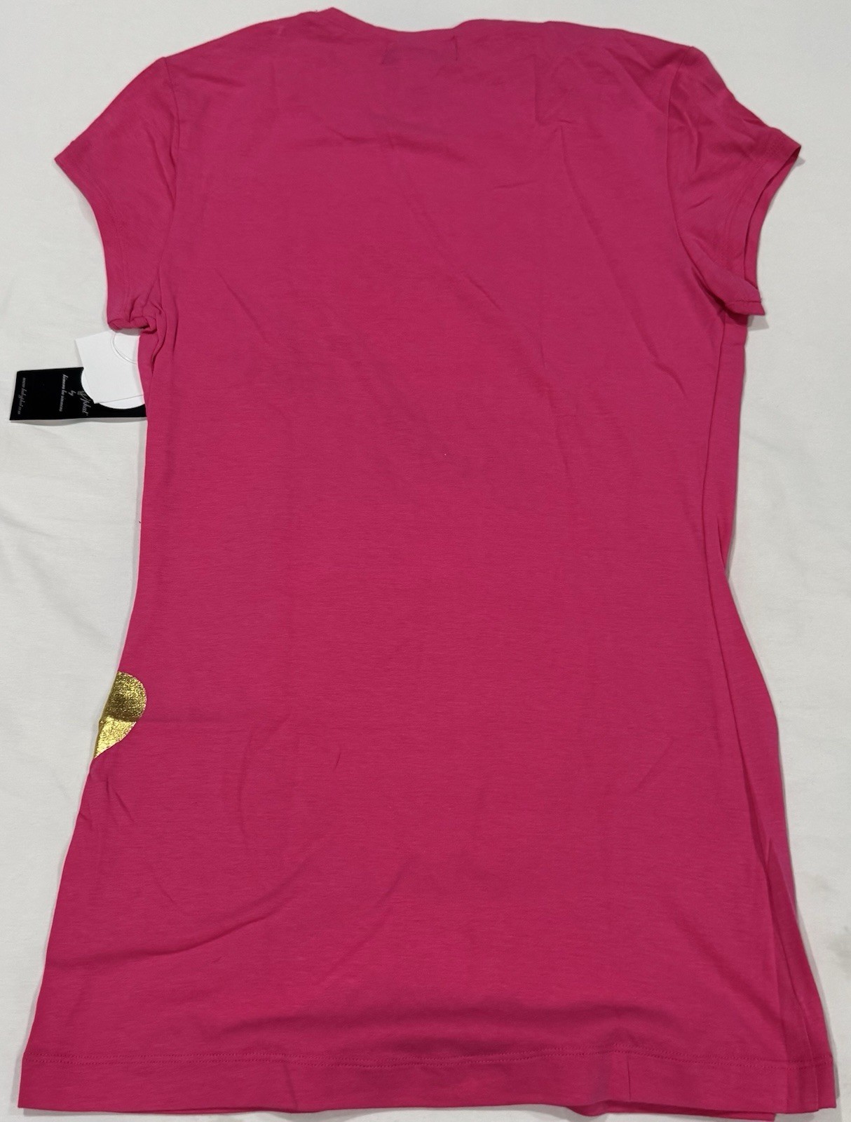 Baby Phat Jean CO Hot Pink Short Sleeve Shirt Size L NWT