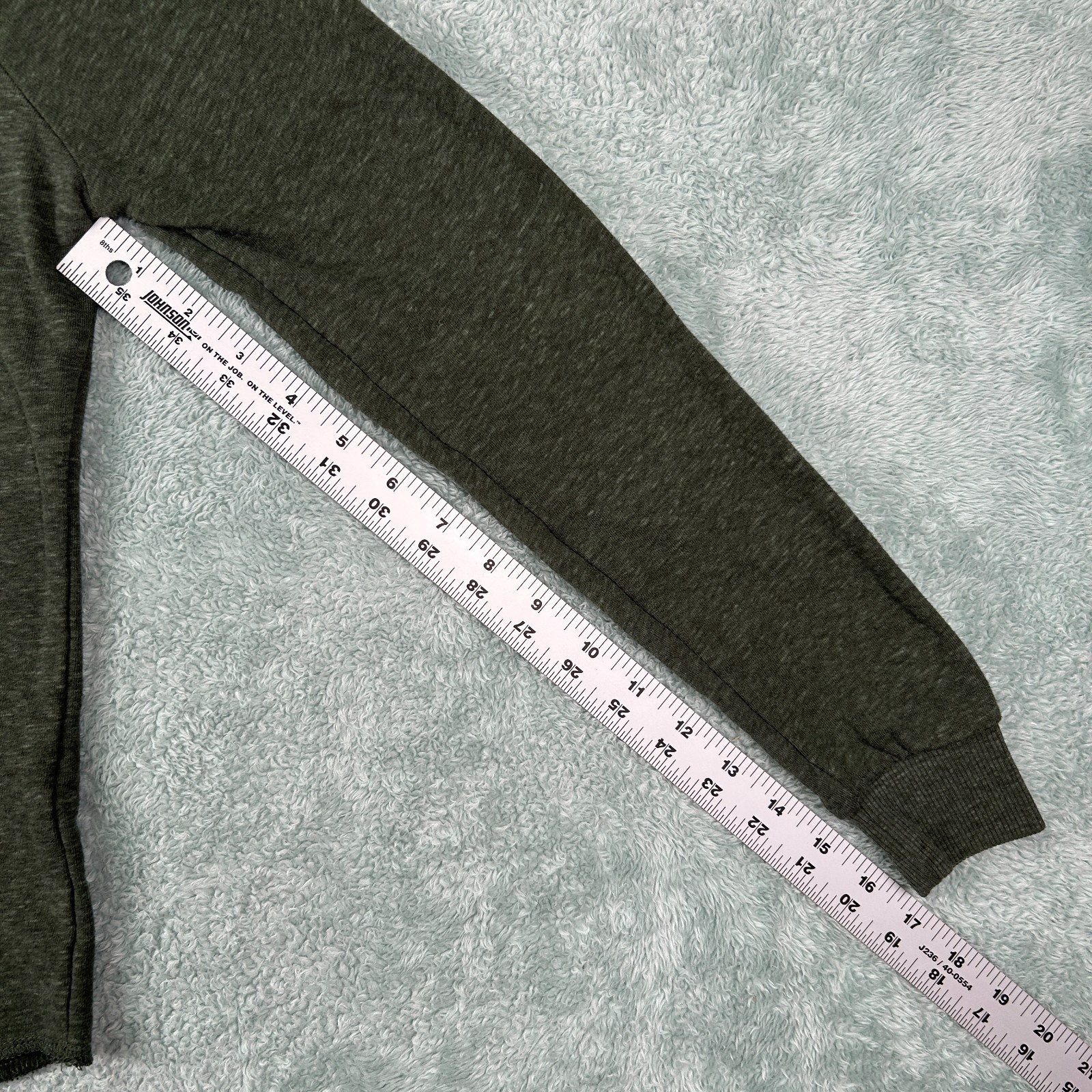 Marine Layer Henley Long Sleeve Shirt Women’s Sz. XS Dark Green Raglan USA Made