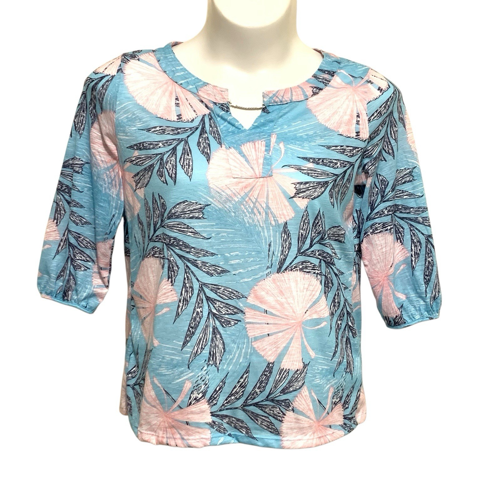 Palm Grove Top Knit Multicolor
