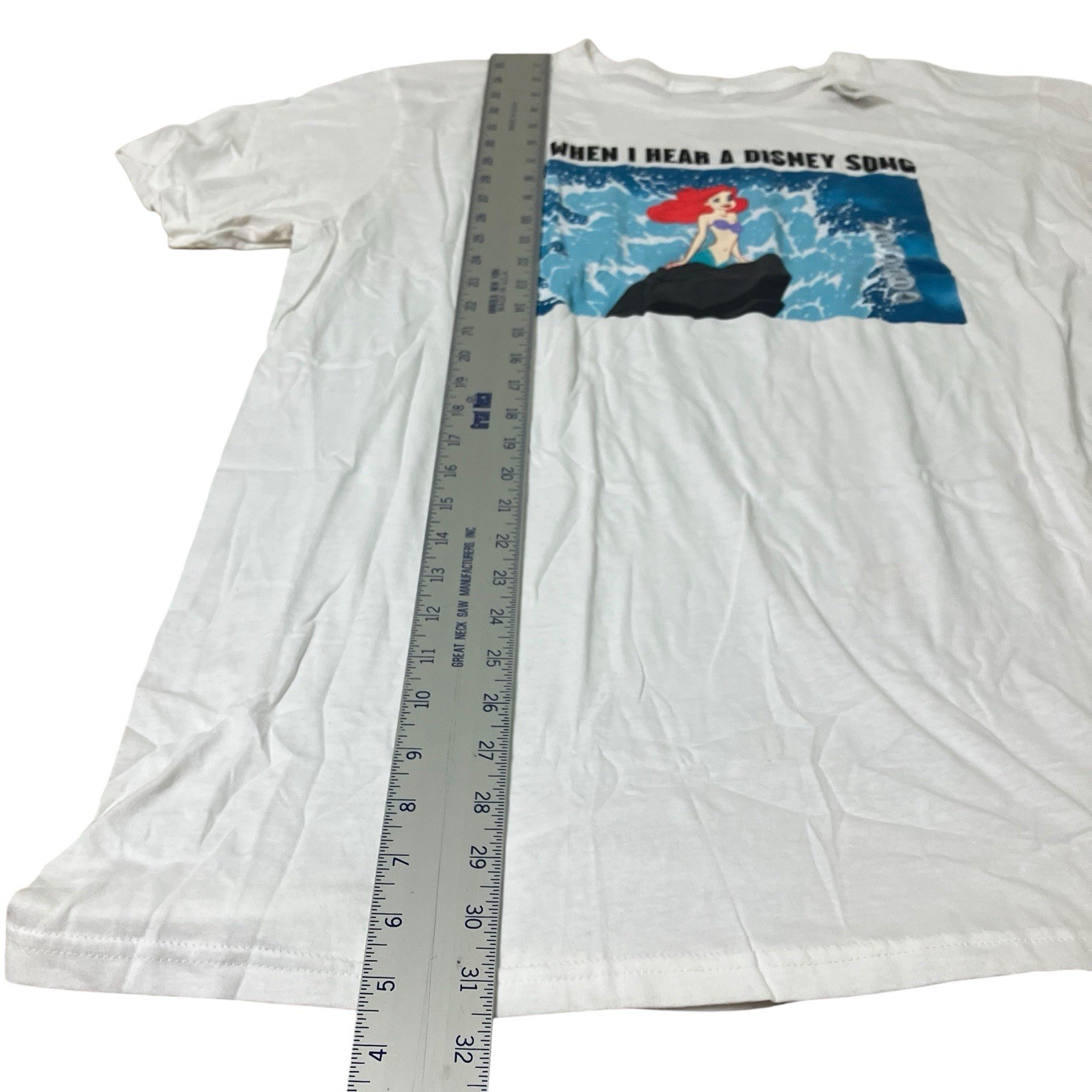 Disney Parks Womens XXL Little Mermaid T-Shirt Songs Novelty Movie Princess