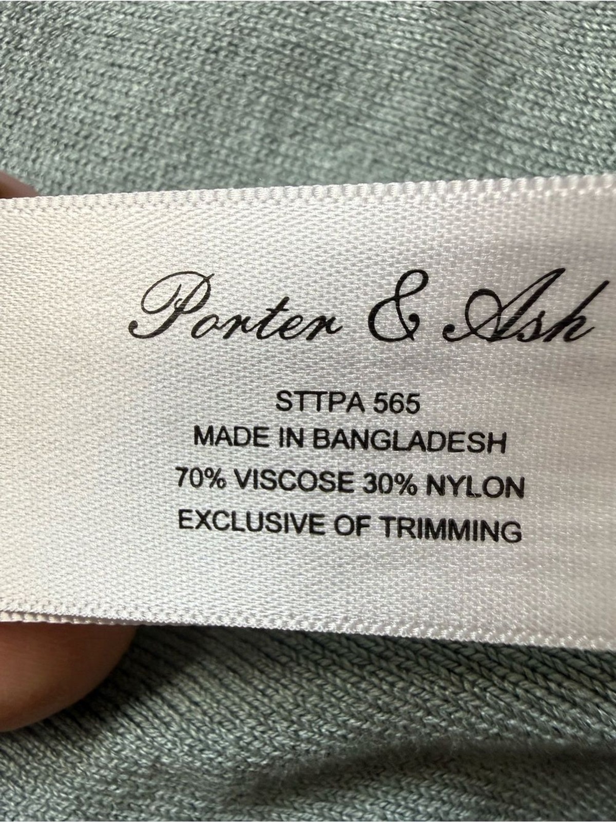 Porter & Ash Short Sleeve Knit Top in Light Sage – Women’s Casual Pullover XL