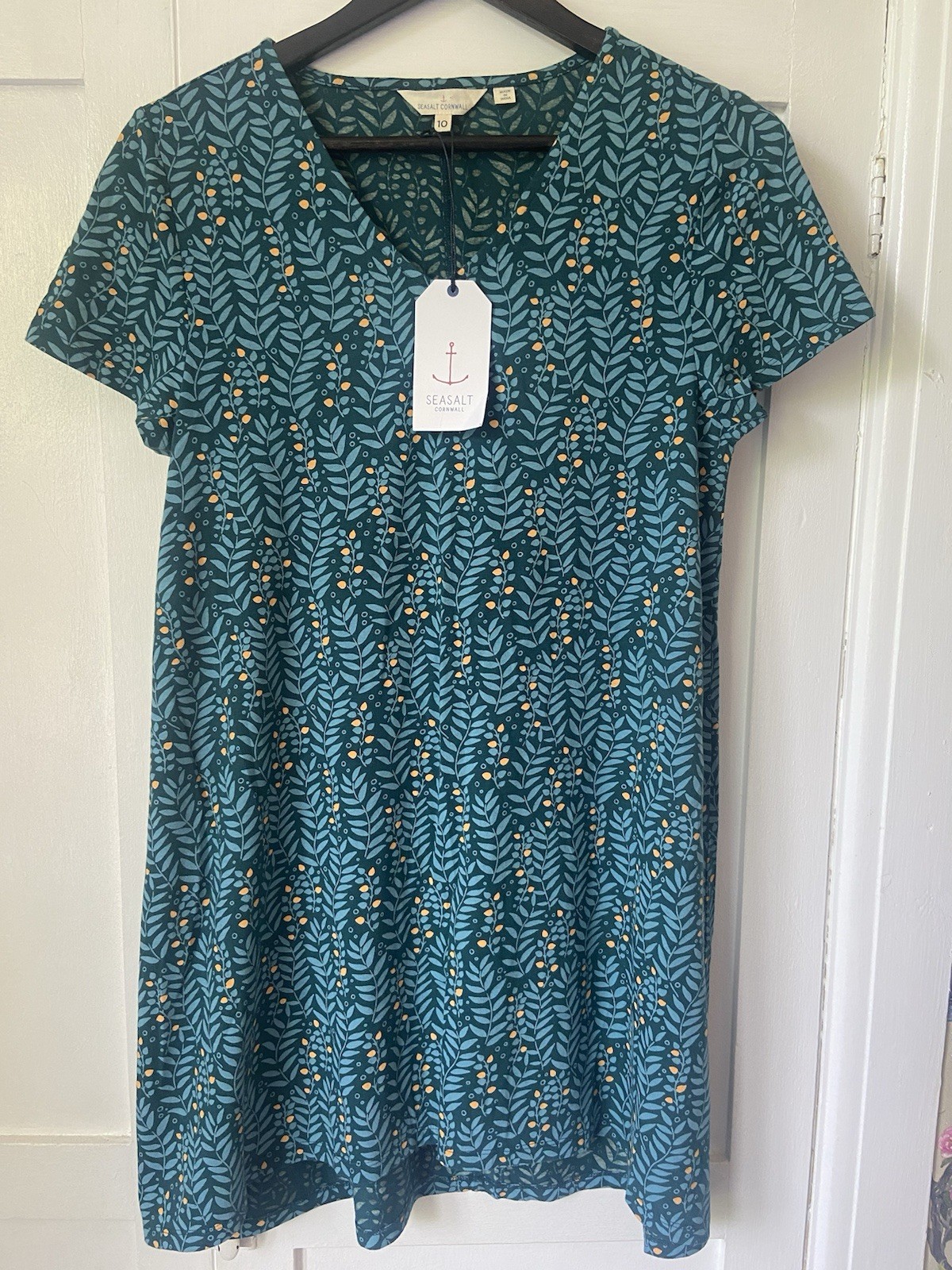Seasalt Women’s Field Guide Tunic Uk 10 New Rrp £42.94 S5 Green 🌺