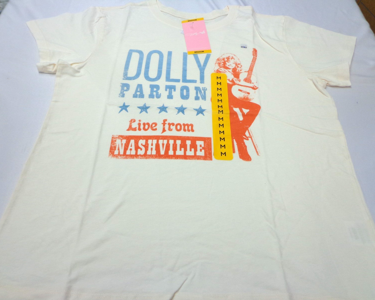 Dolly Parton Live from Nashville Country T-Shirt Women’s Size Medium NEW