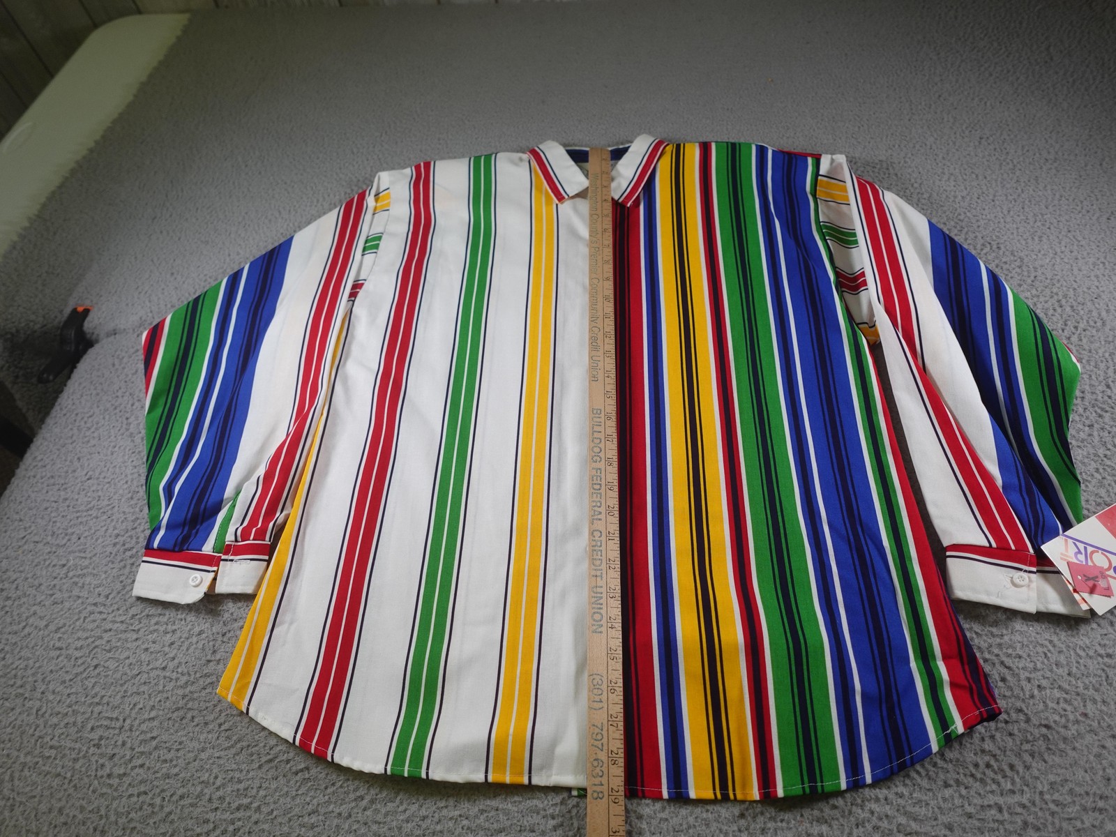 Vintage Roper Western Shirt Women XL Multicolor Striped Cowgirl Rodeo Ranch 90s