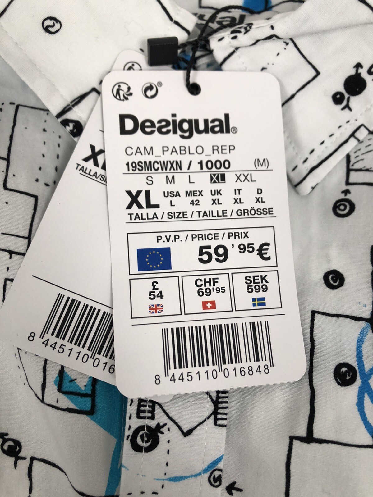 Shirt Woman Desigual Several Sizes Available Réf19SMCWXN/1000 New