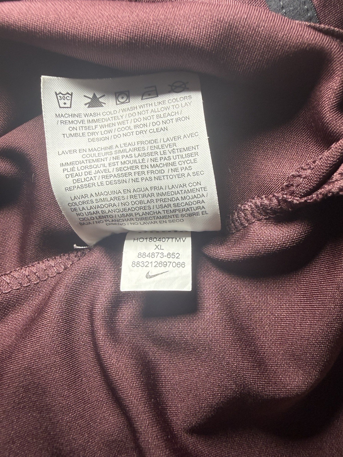 Nike Golf Dri-FIT Moisture Wicking women’s Sleeveless Polo Solid Burgundy XL