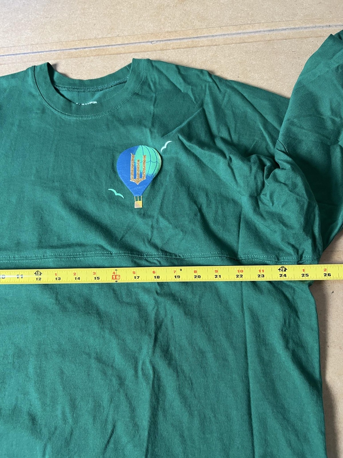 Universal Studios T-Shirt Unisex L Green Long Sleeve Jersey Glitter Pullover