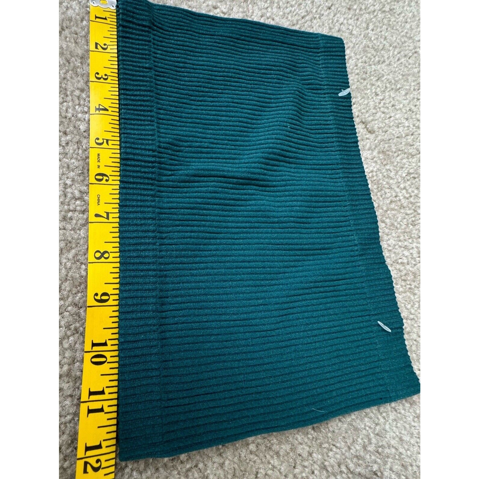 Aura ribbed Deep Teal bandeau top Women’s Size Medium/Large Brand New Nwts