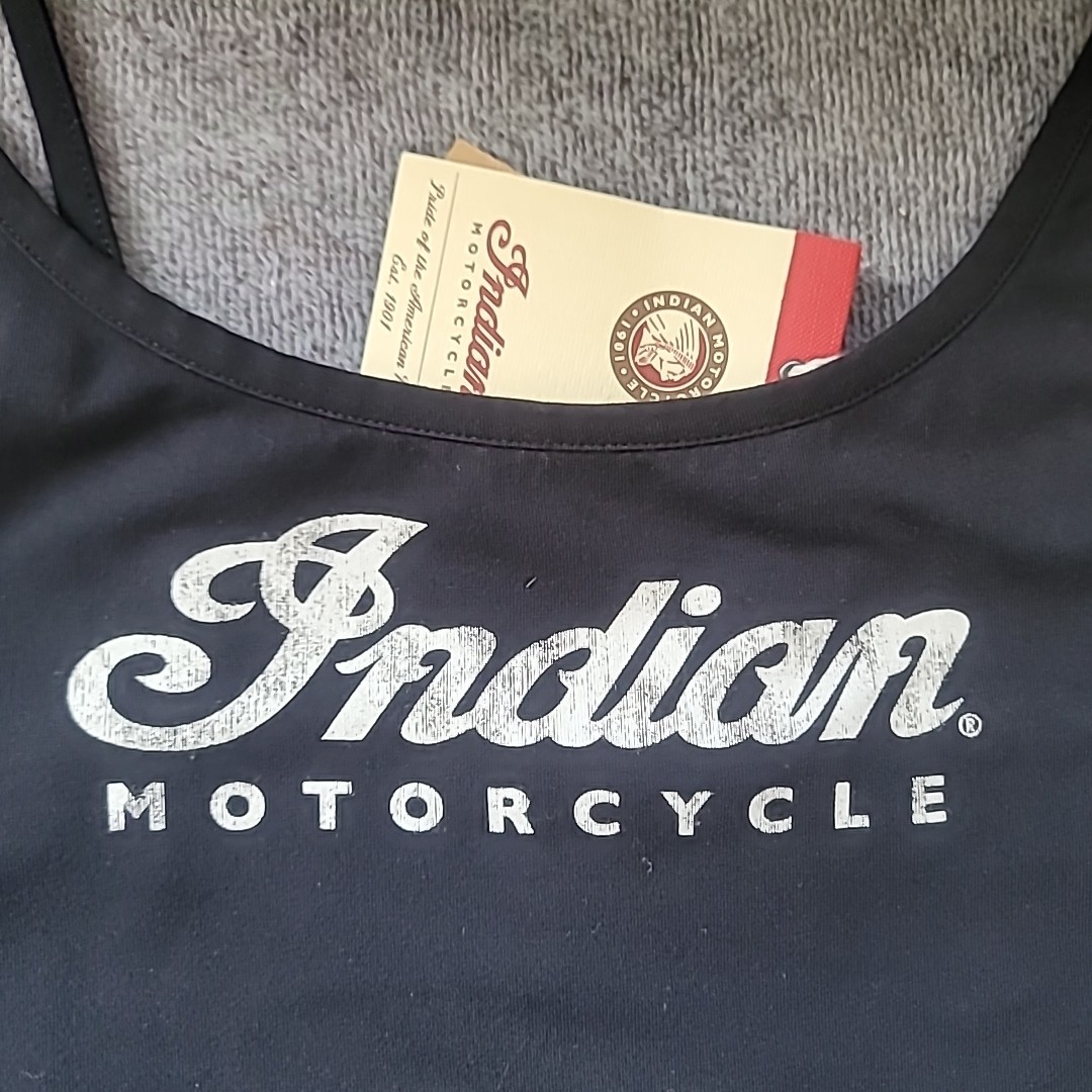 Indian Motorcycle Women’s Small Script Logo Cami Black | 286478702