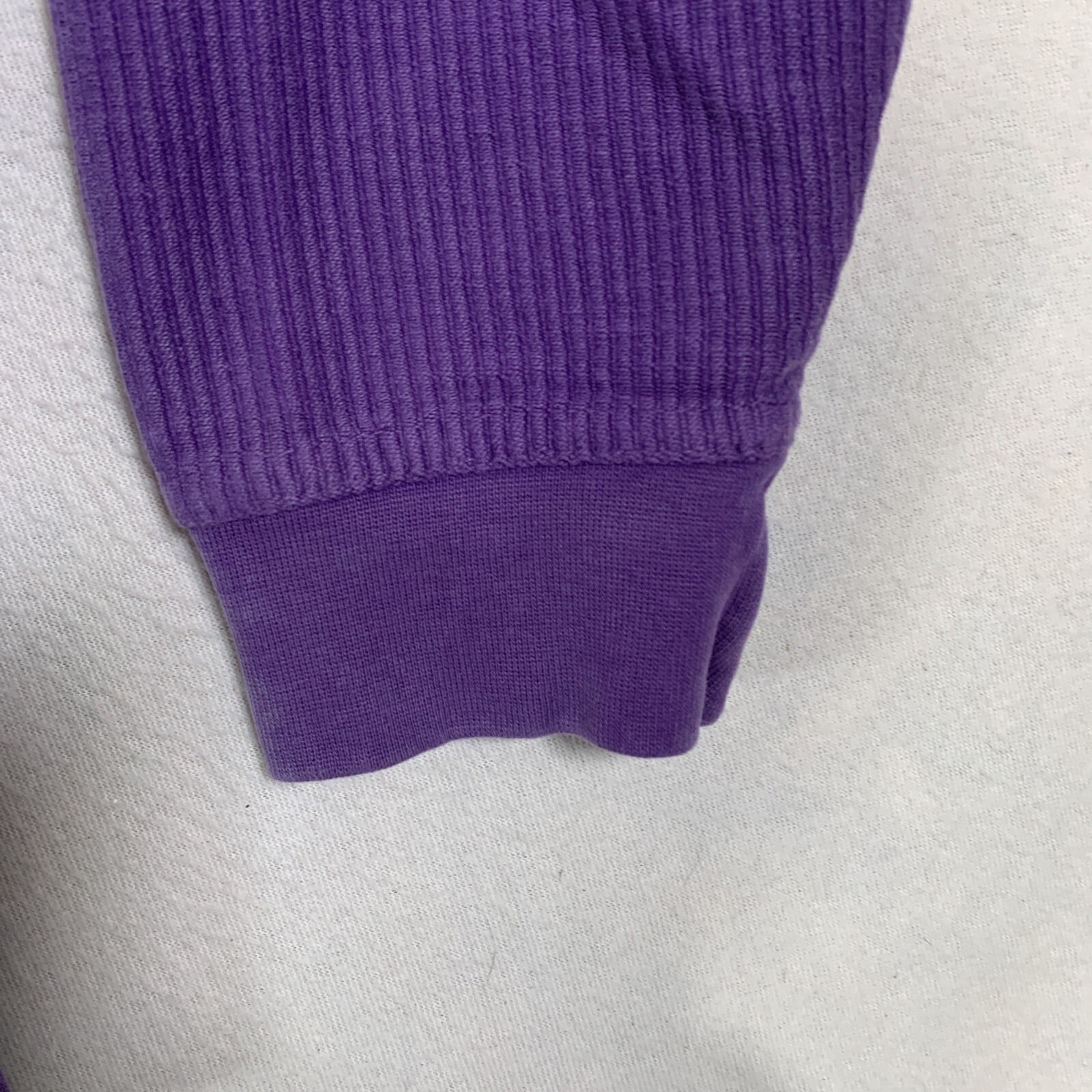 Clemson University Waffle Knit Thermal Shirt Women’s Small Purple Thumbholes