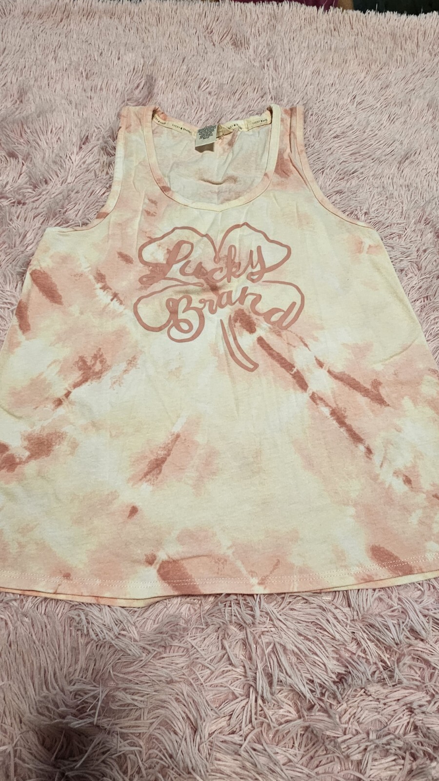 Lucky Brand Women’s Large SLEEVELES Seeveless High Low Tank Top Shirt