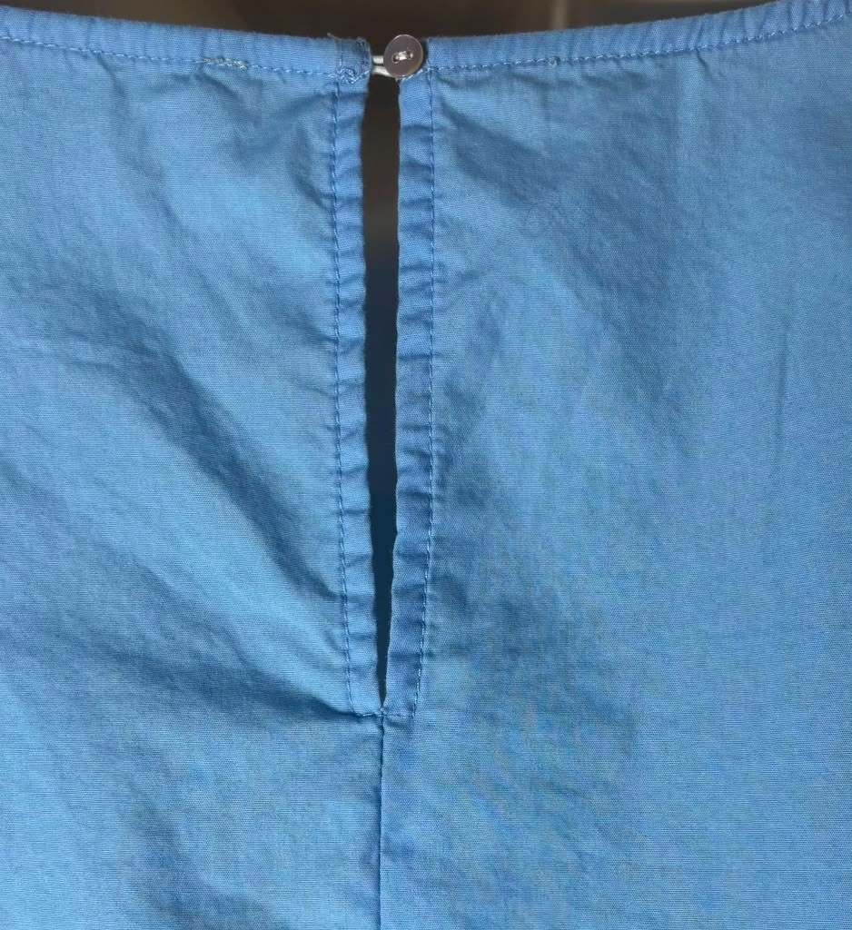 Philosophy Republic Women’s Blue 100% Cotton Pearl Bell Sleeve Blouse Size M
