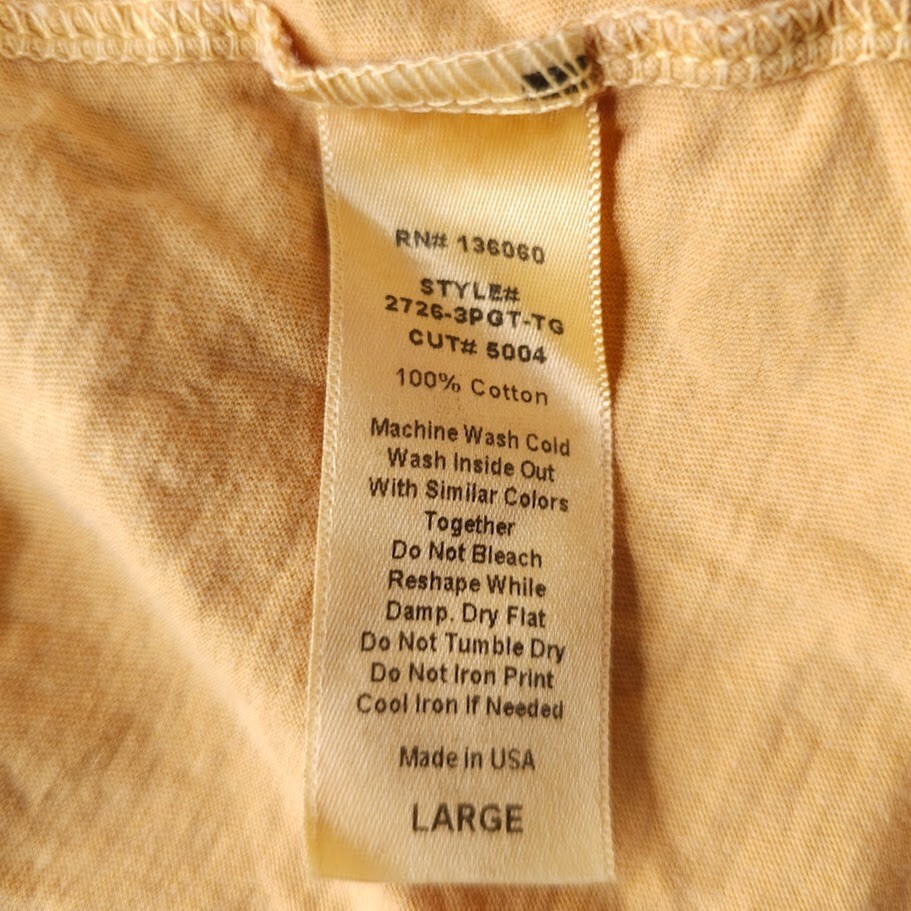 Put A Smile On Your Face Tank Top Womens Size Large Orange Project Social T USA