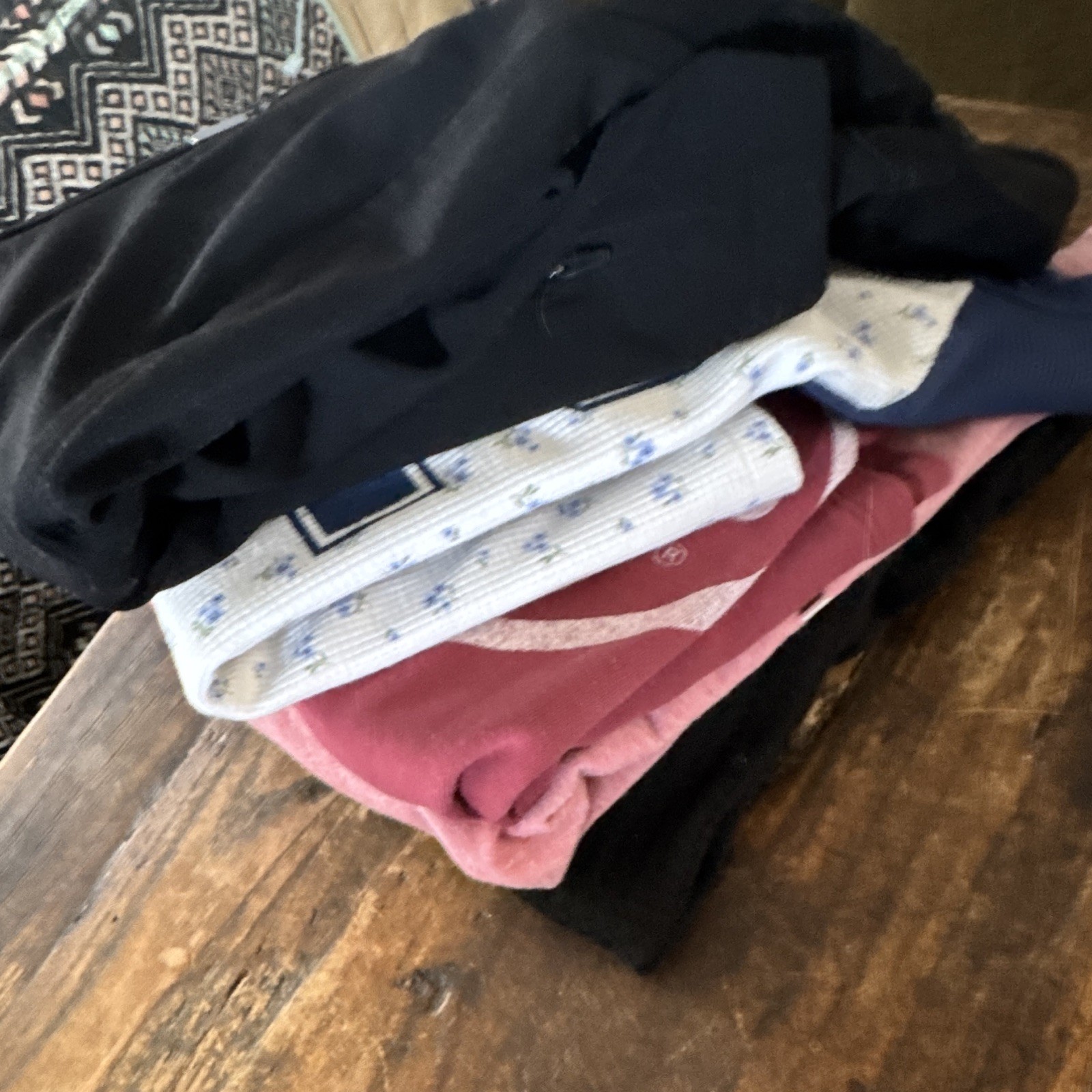 Lot of 5 girls S/M long sleeve shirts/jackets