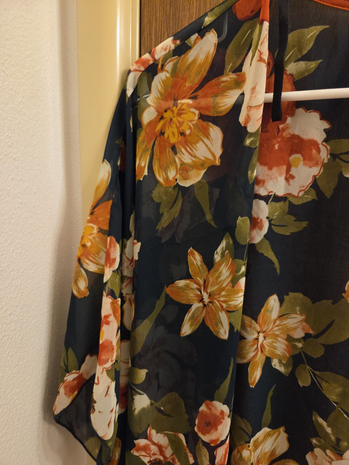 Emory Park Caley Kimono Size 1X 1XL Travel Beach Vacation Boho New Layering