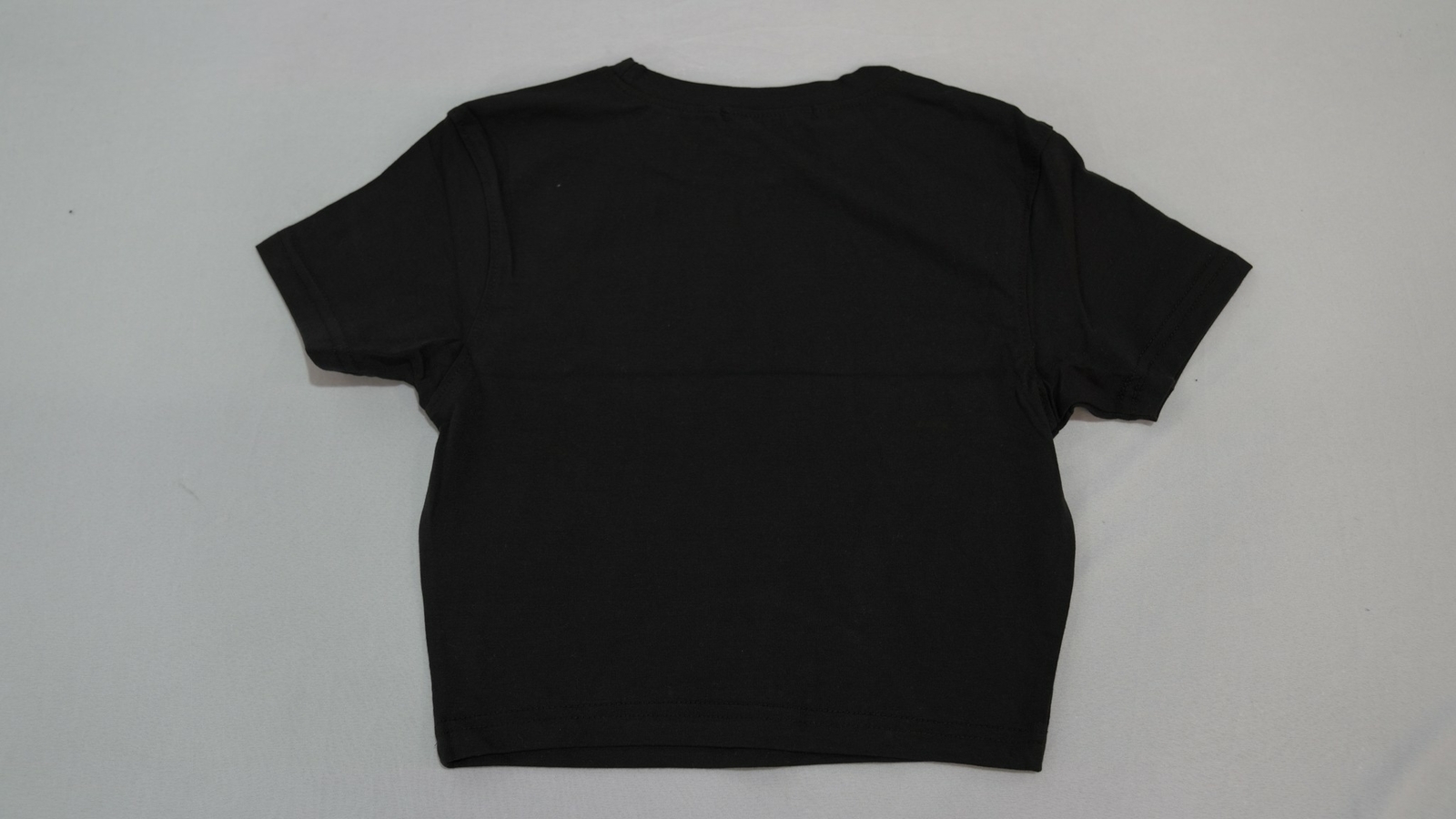 Missguided Women’s Petite S/S Konichiwa Graphic Crop Top LH2 Black Size US:2 NWT