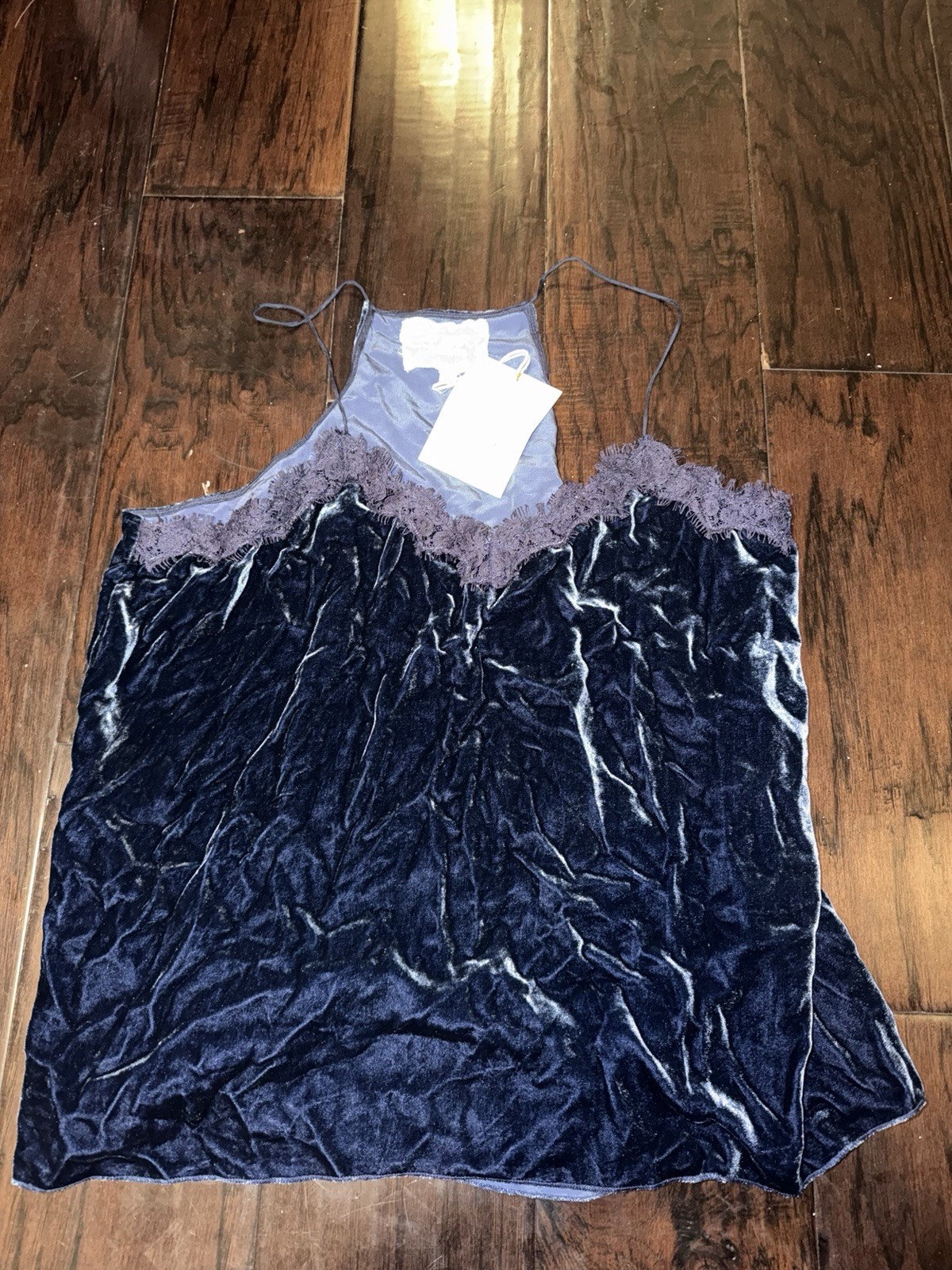 Love Johnny Was Meredith Velvet Cami Luxury Rayon Silk Cami XL