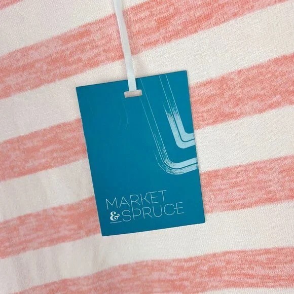 NWT Stitch Fix Market & Spruce Juuna HiLo Knit Top Stripe Size XS Petite XSP NEW