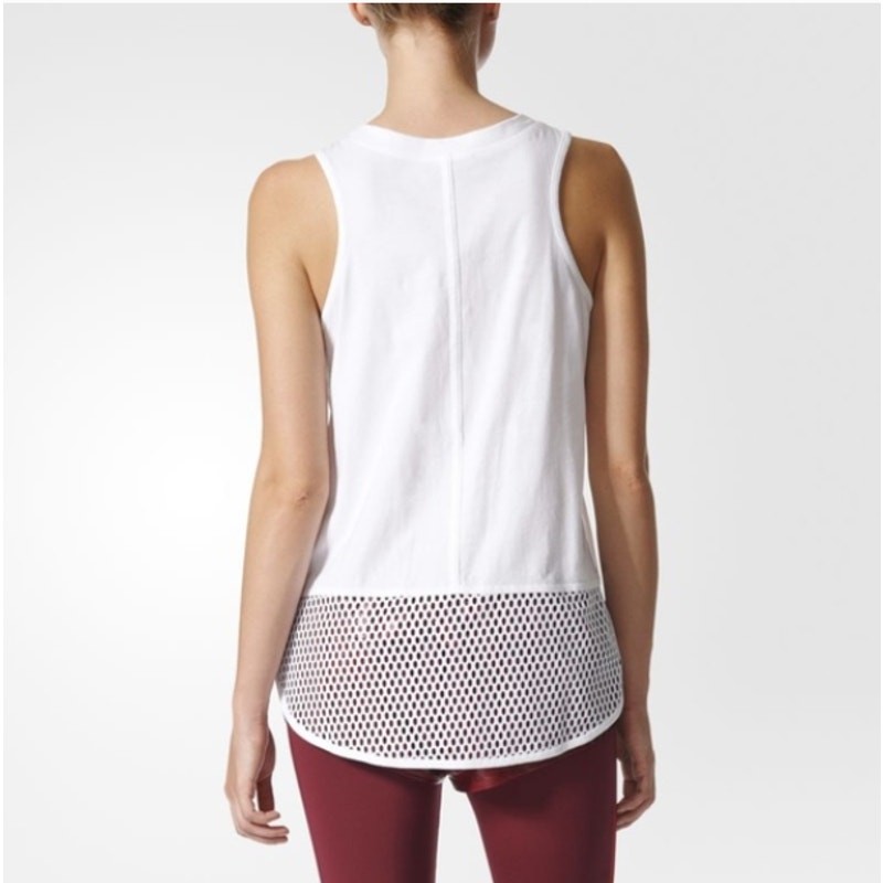 NEW! Adidas x Stella McCartney Mesh Tank Top in WHITE (XS)