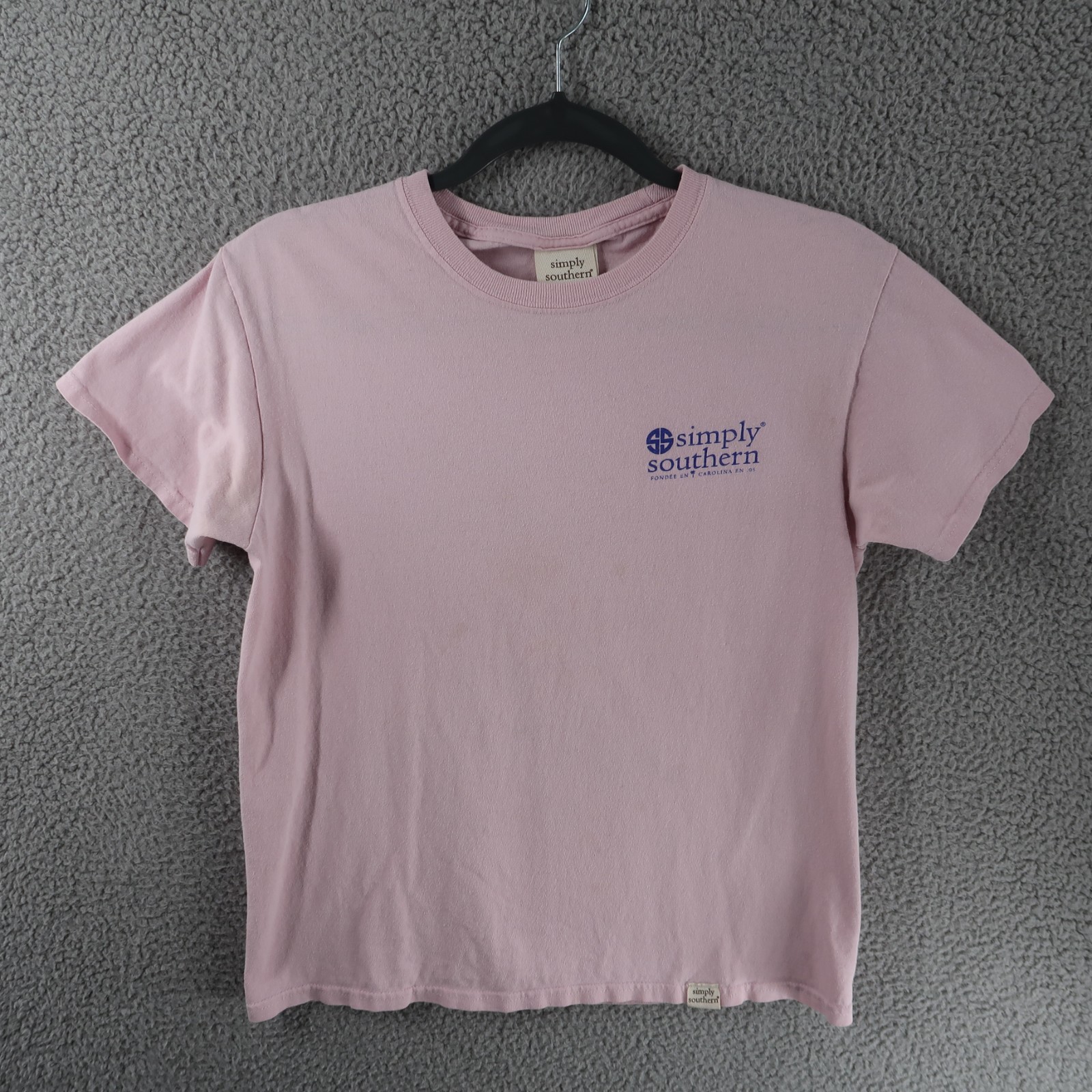 Simply Southern Shirt Womens Small Pink Be Simple Live Better Tee Short Sleeve