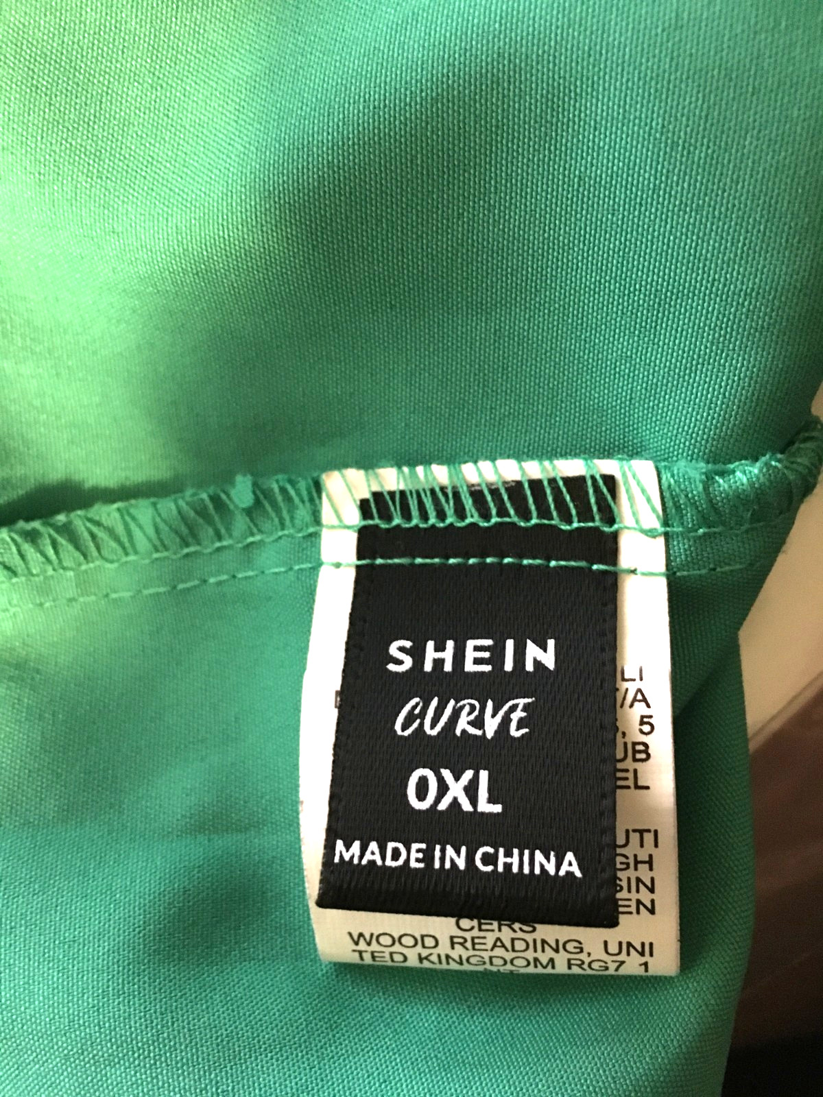 Women’s Green Short Sleeve Plus Size Blouse Round Neck Modest Workwear Sz 0XL