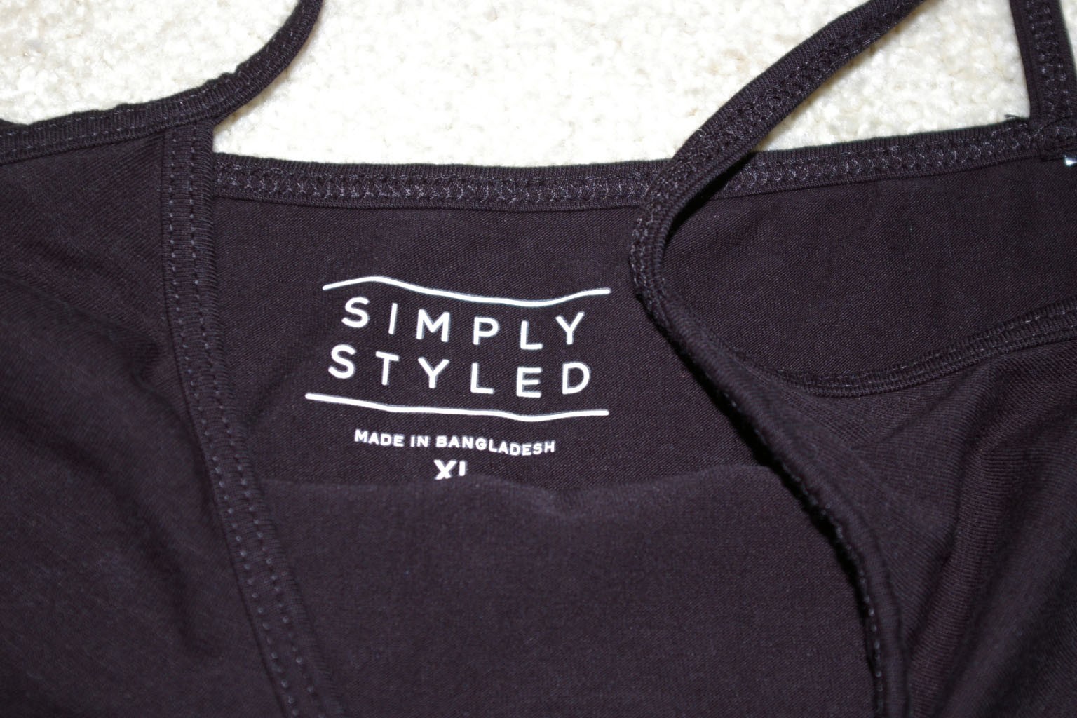 Metaphor/Simply Styled Strappy Sleeveless Camisole Tank Top Lot 3 XL Black Blue