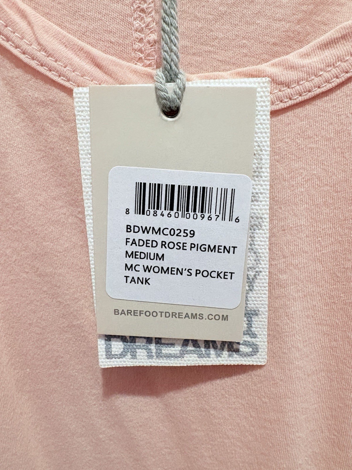 NWT Barefoot Dreams Faded Rose Tank