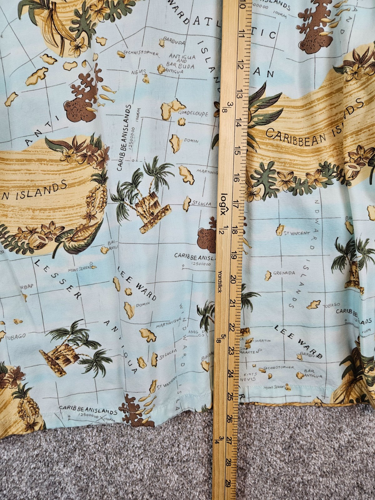 Judith Hart Sport Women’s 16 Caribbean Hawaiian Button Up Short Sleeve Shirt