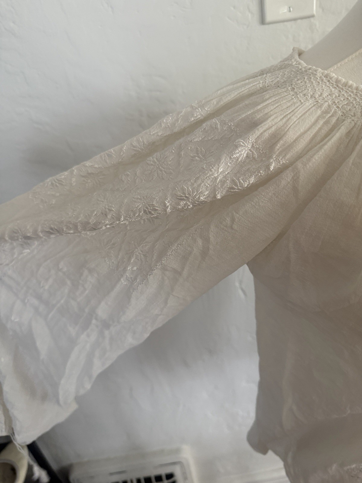 1970s peasant blouse