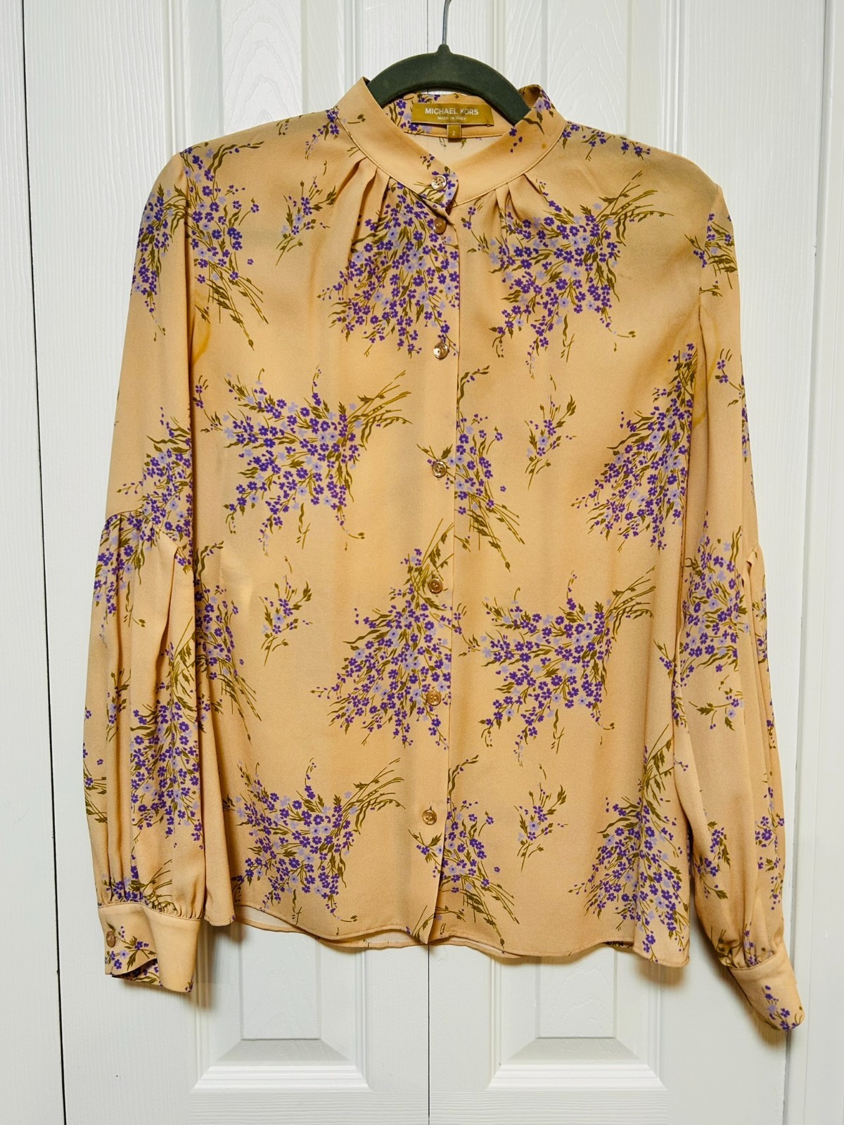 Michael Kors 100% Silk Blouse (US 2/IT 38)–Made in Italy